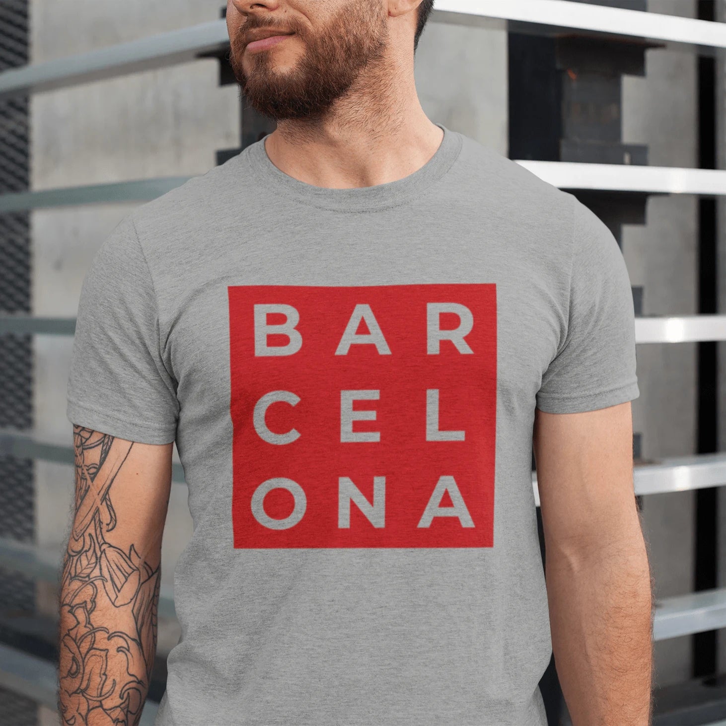 T-Shirt Athletic Heather / XS Barcelona T-Shirt