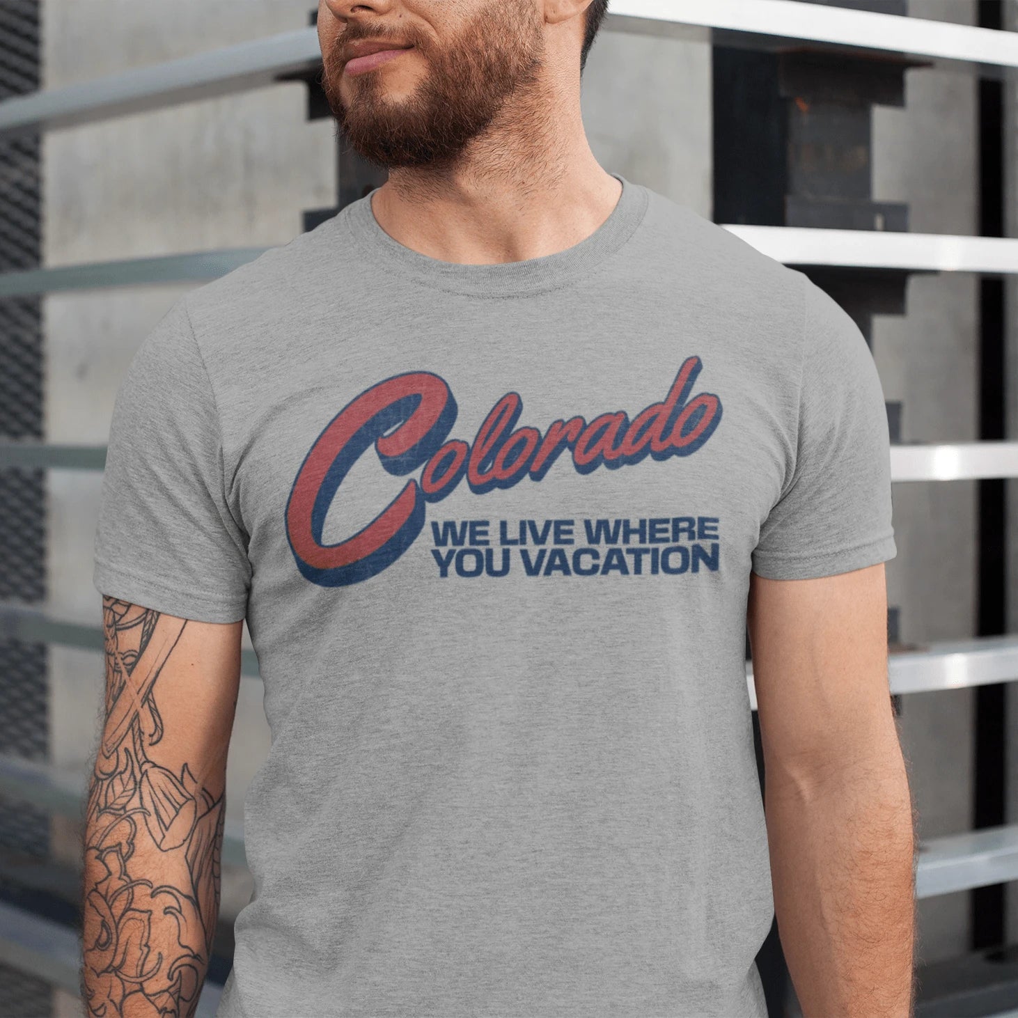 T-Shirt Athletic Heather / XS Colorado Vacation T-Shirt