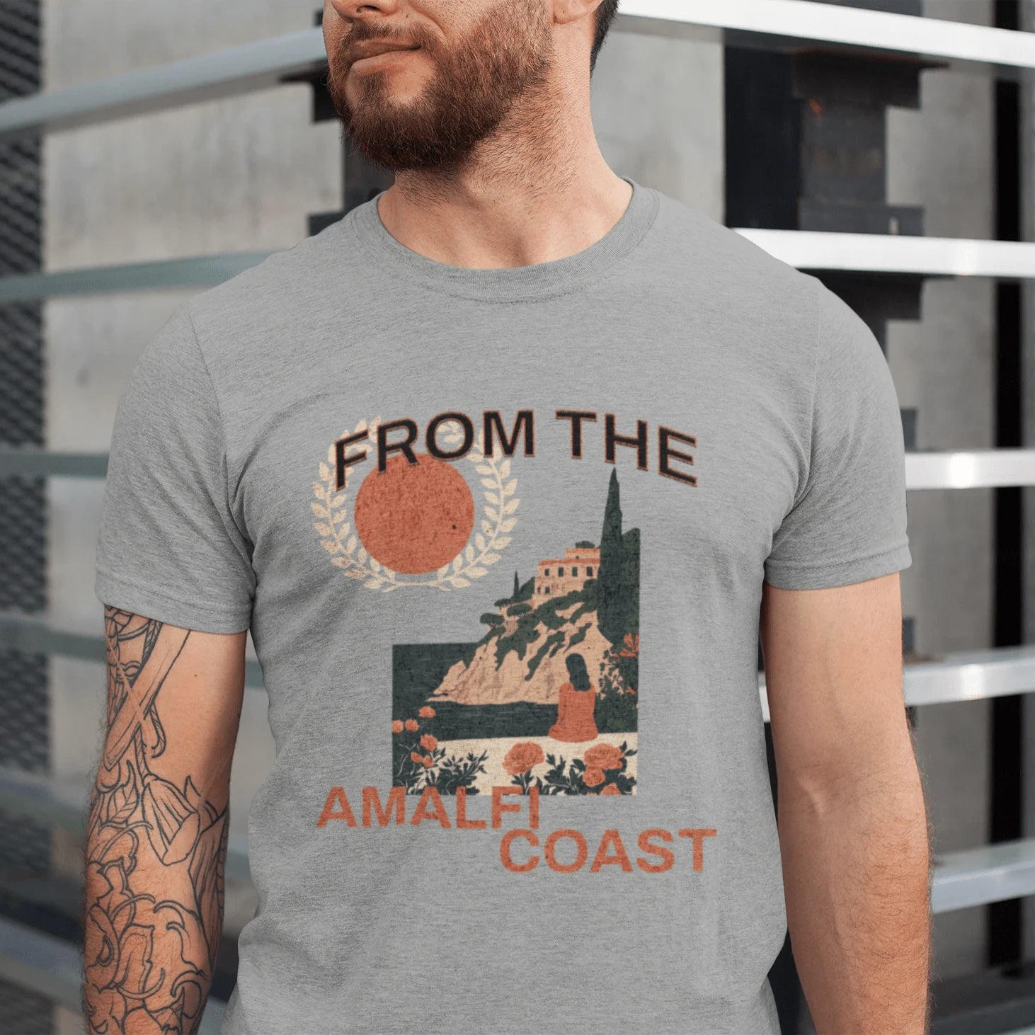 T-Shirt Athletic Heather / XS From the Amalfi Coast T-Shirt
