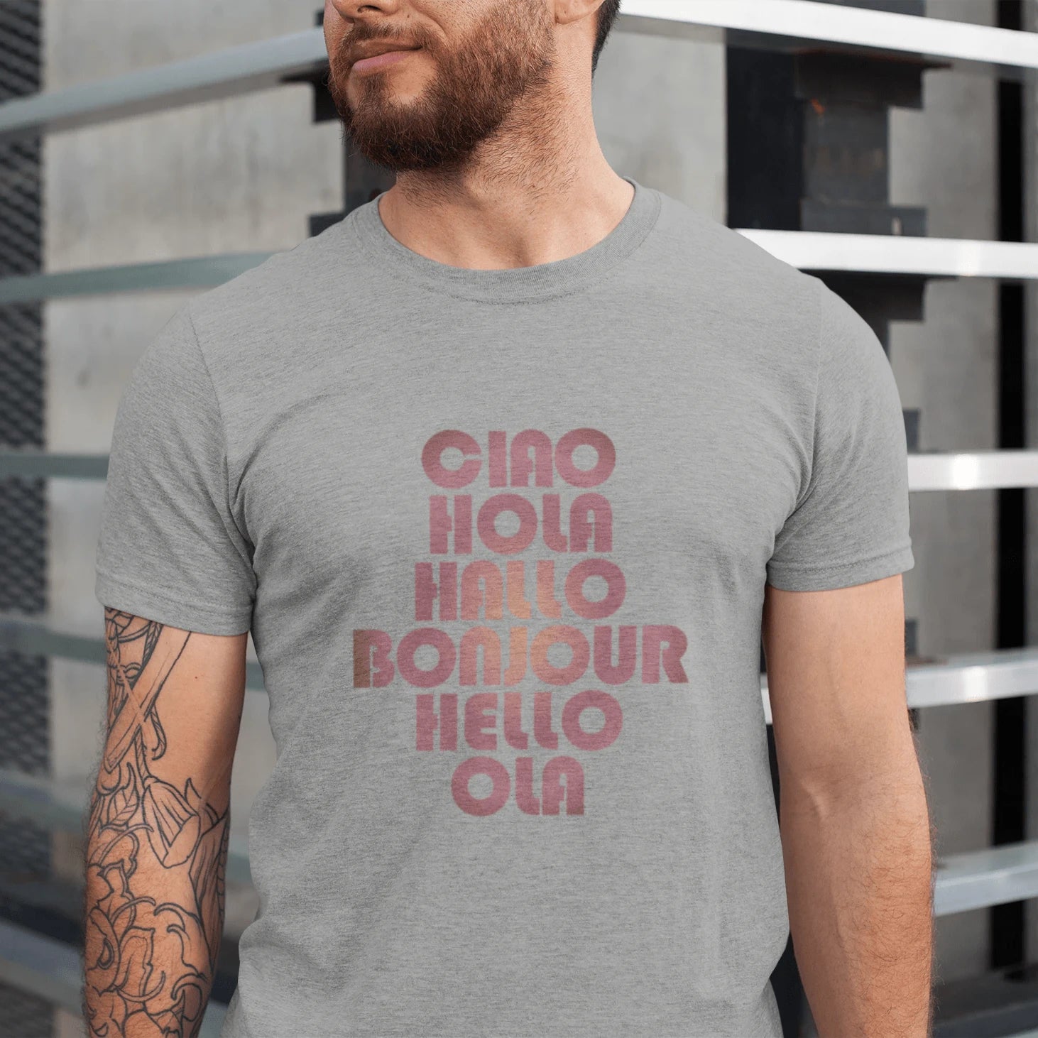T-Shirt Athletic Heather / XS Hola Halo T-Shirt