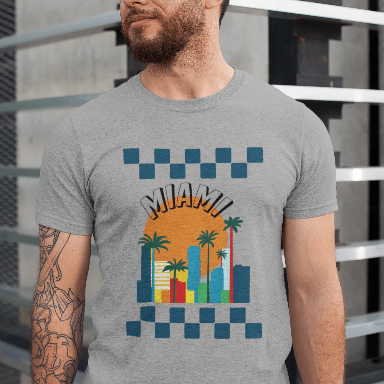 T-Shirt Athletic Heather / XS Miami Beach T-Shirt