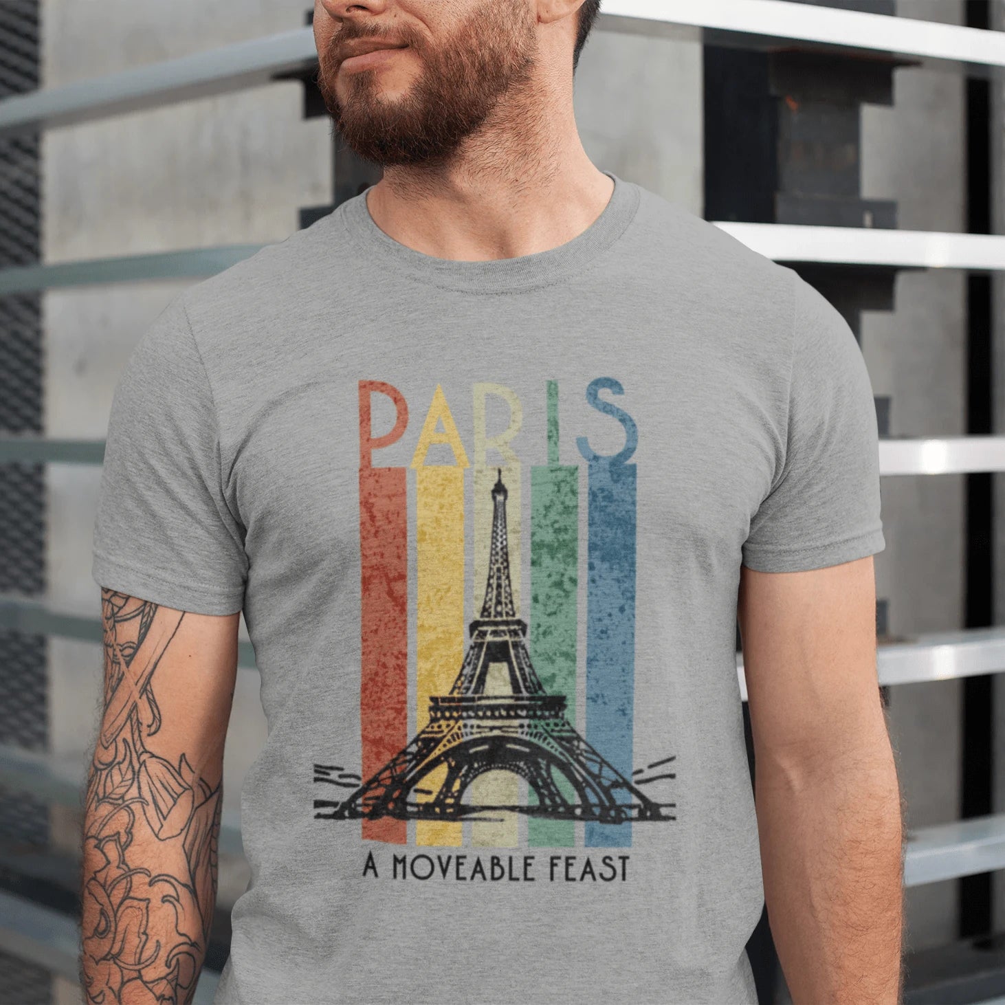 T-Shirt Athletic Heather / XS Paris A Moveable Feast T-Shirt