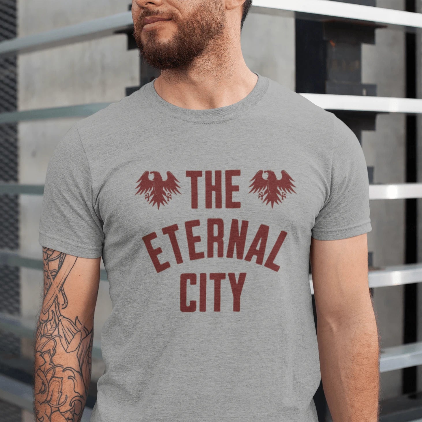 T-Shirt Athletic Heather / XS Rome T-Shirt - The Eternal City
