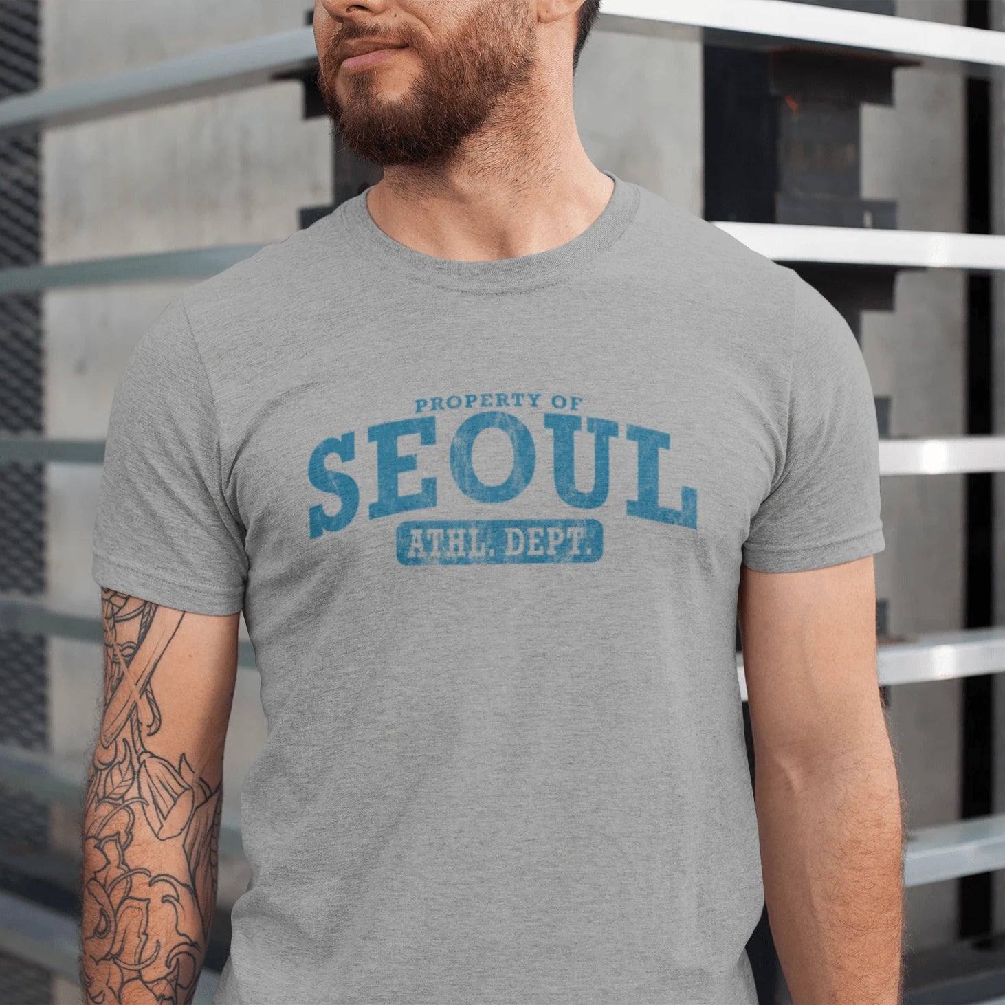 T-Shirt Athletic Heather / XS Seoul Athletic Department T-Shirt