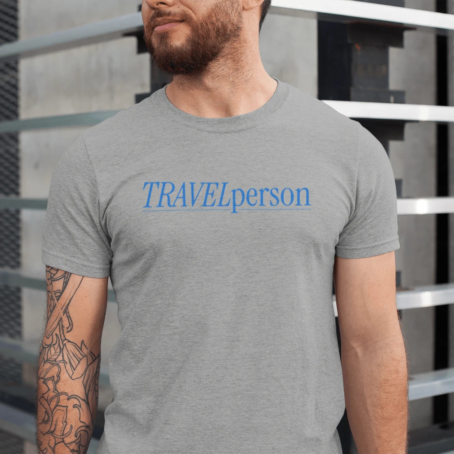 T-Shirt Athletic Heather / XS TRAVELperson T-Shirt