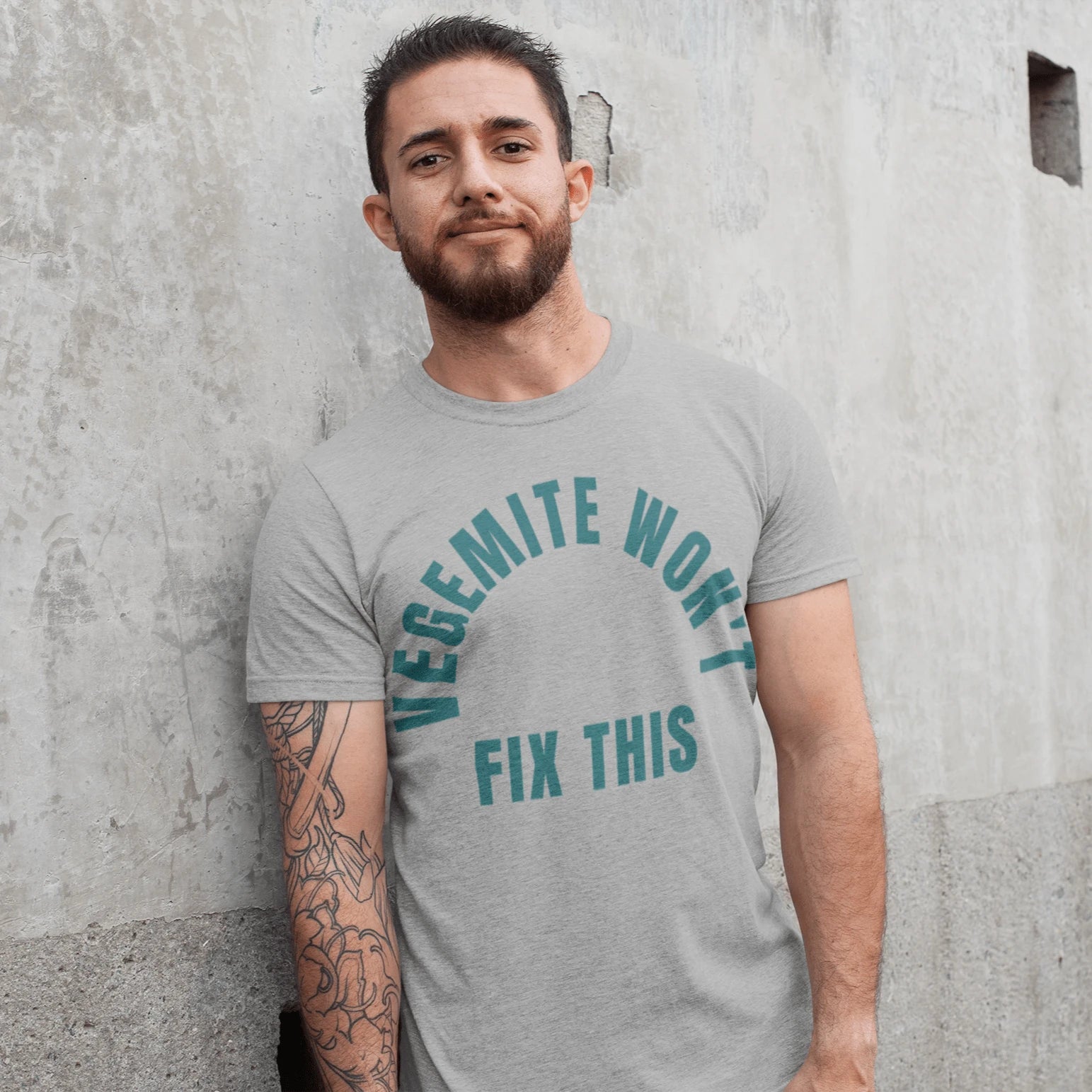 T-Shirt Athletic Heather / XS Vegemite Won't Fix This T-Shirt