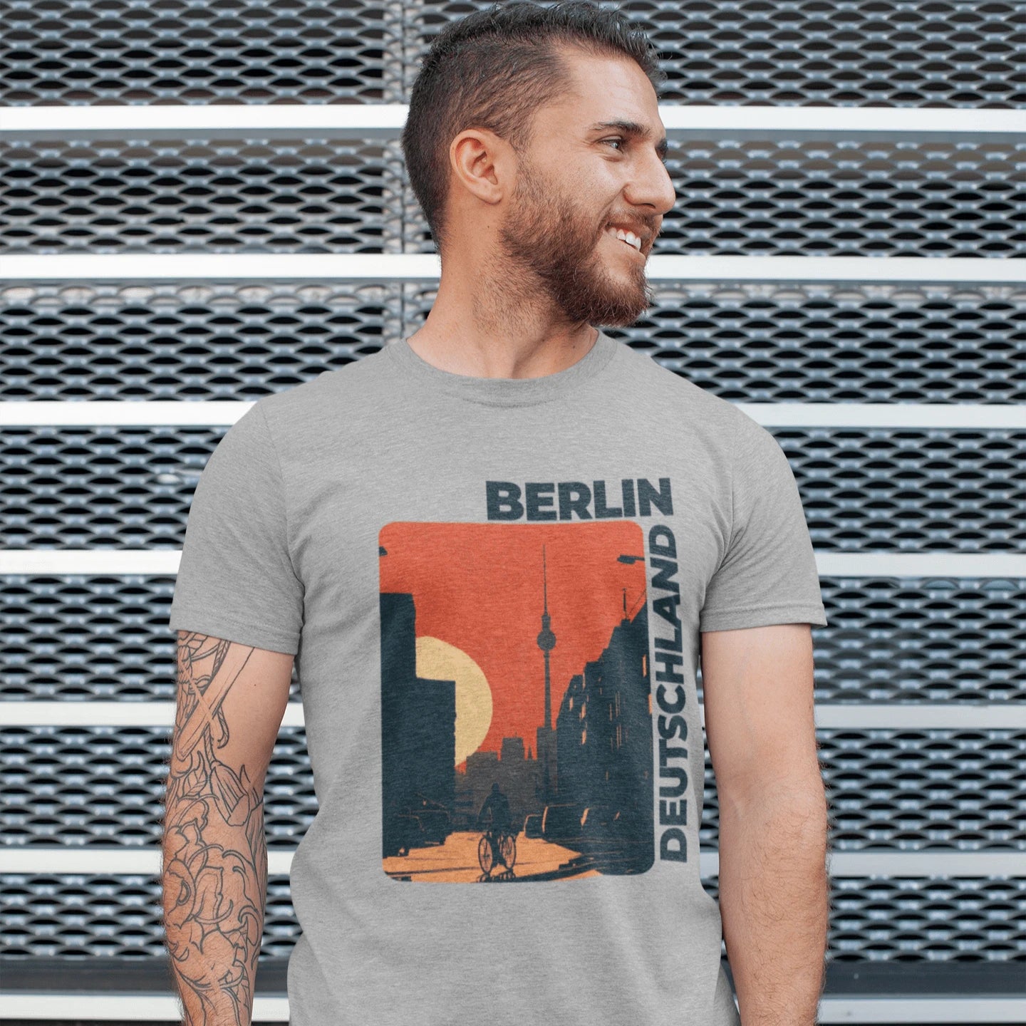 T-Shirt Athletic Heather / XS Vintage Berlin T-Shirt