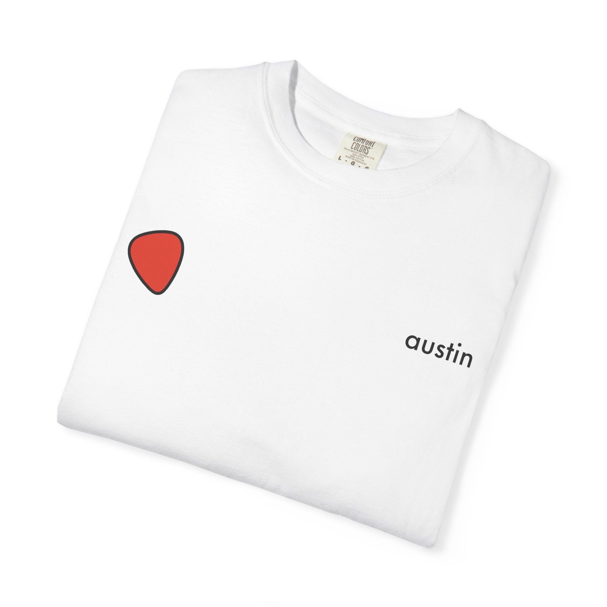 T-Shirt Austin Guitar Pick T-Shirt