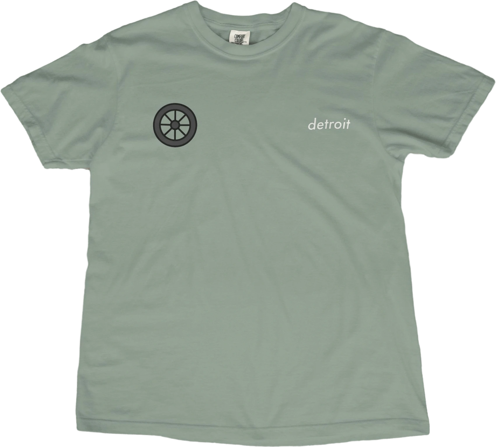 T-Shirt Bay / S Detroit Wheel T-Shirt