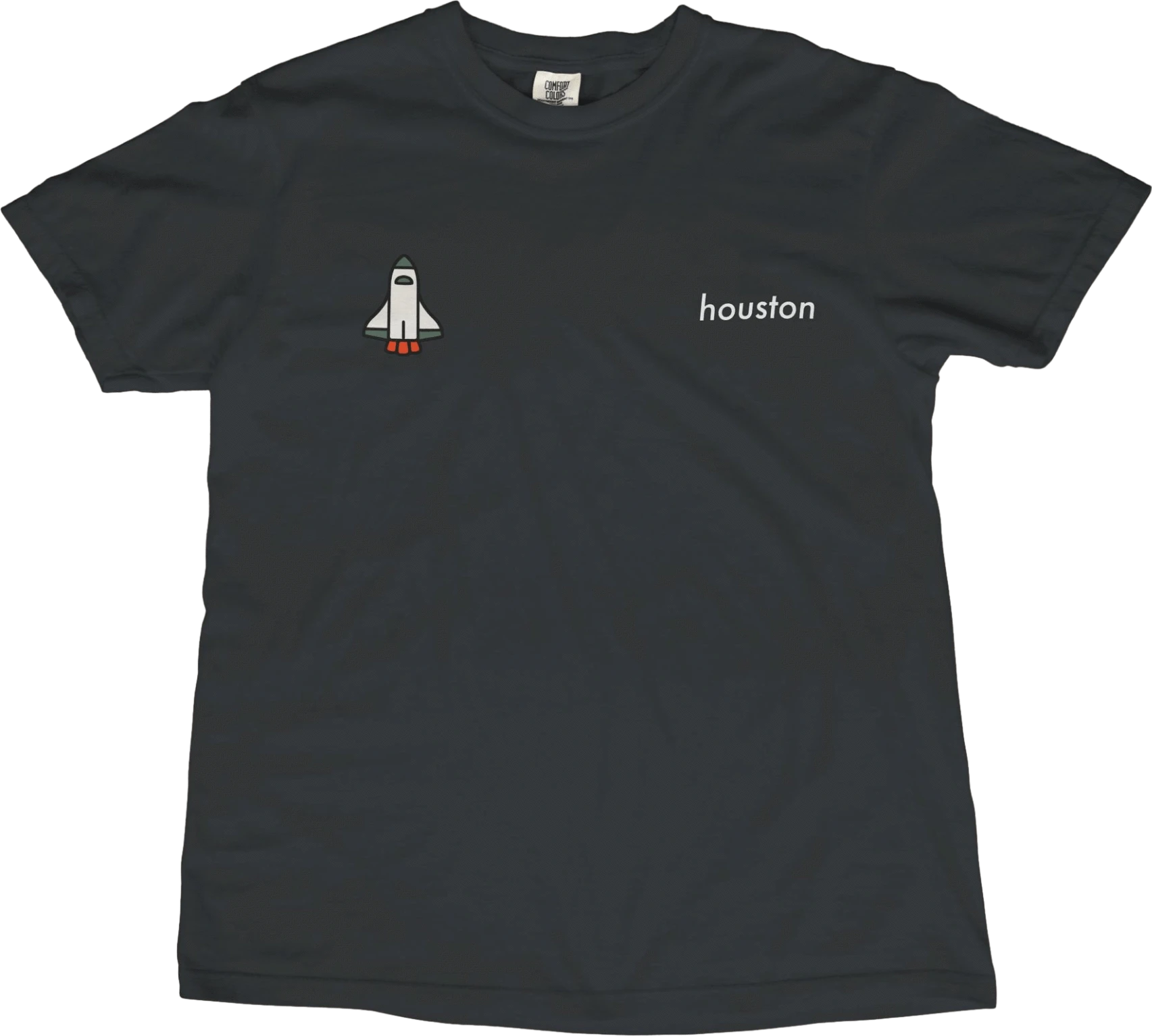 T-Shirt Black / S Houston Space Shuttle T-Shirt