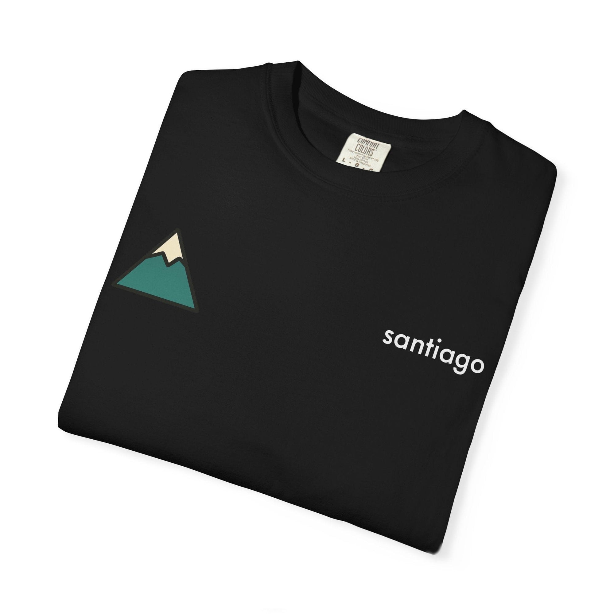 T-Shirt Black / S Santiago Chile Mountains T-Shirt
