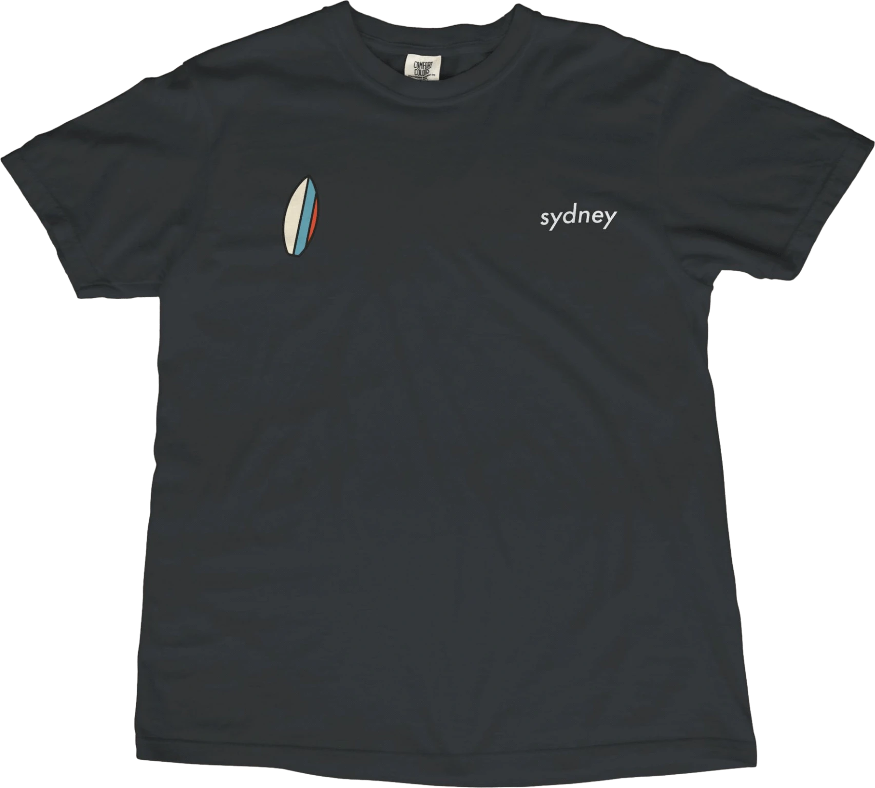 T-Shirt Black / S Sydney Surfboard T-Shirt
