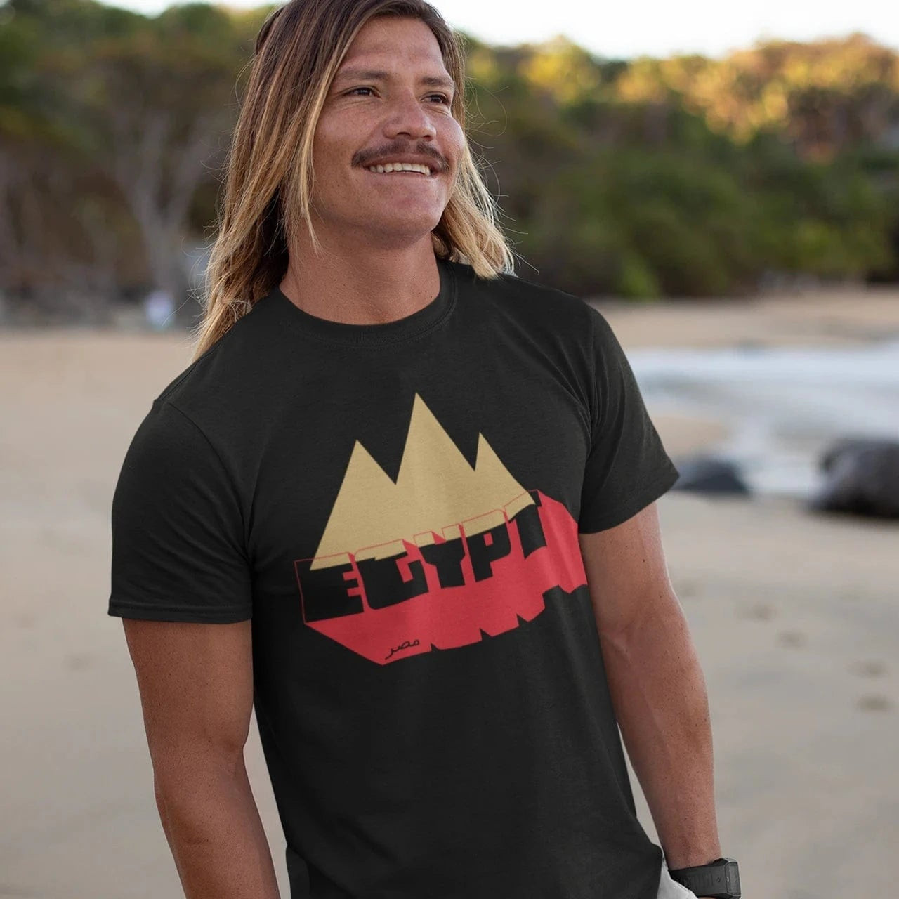 T-Shirt Black / XS Egypt Pyramids T-Shirt