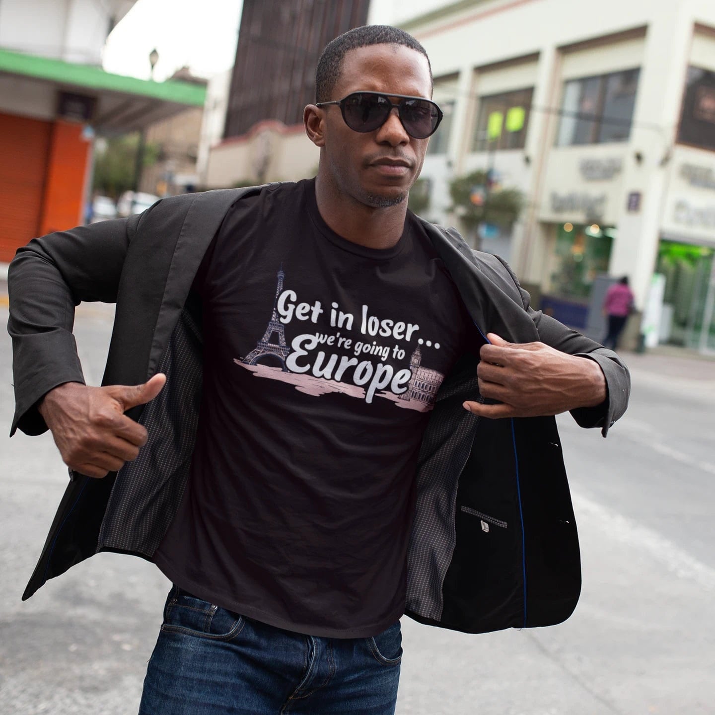 T-Shirt Black / XS Get in Loser...We're Going to Europe T-Shirt