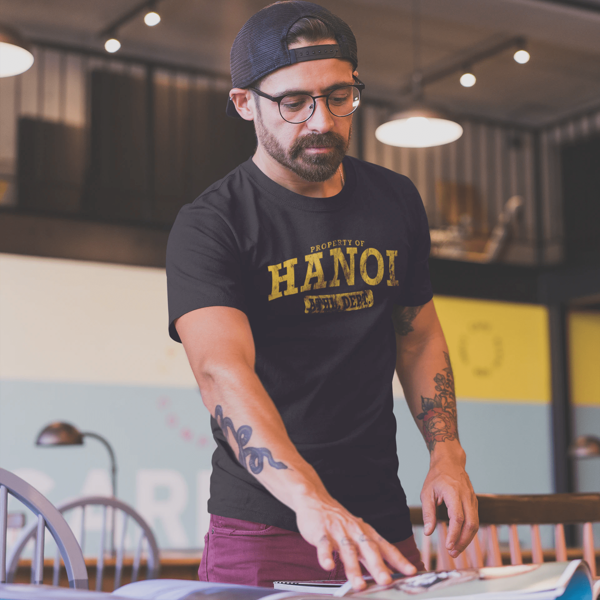 T-Shirt Black / XS Hanoi Athletic Department T-Shirt