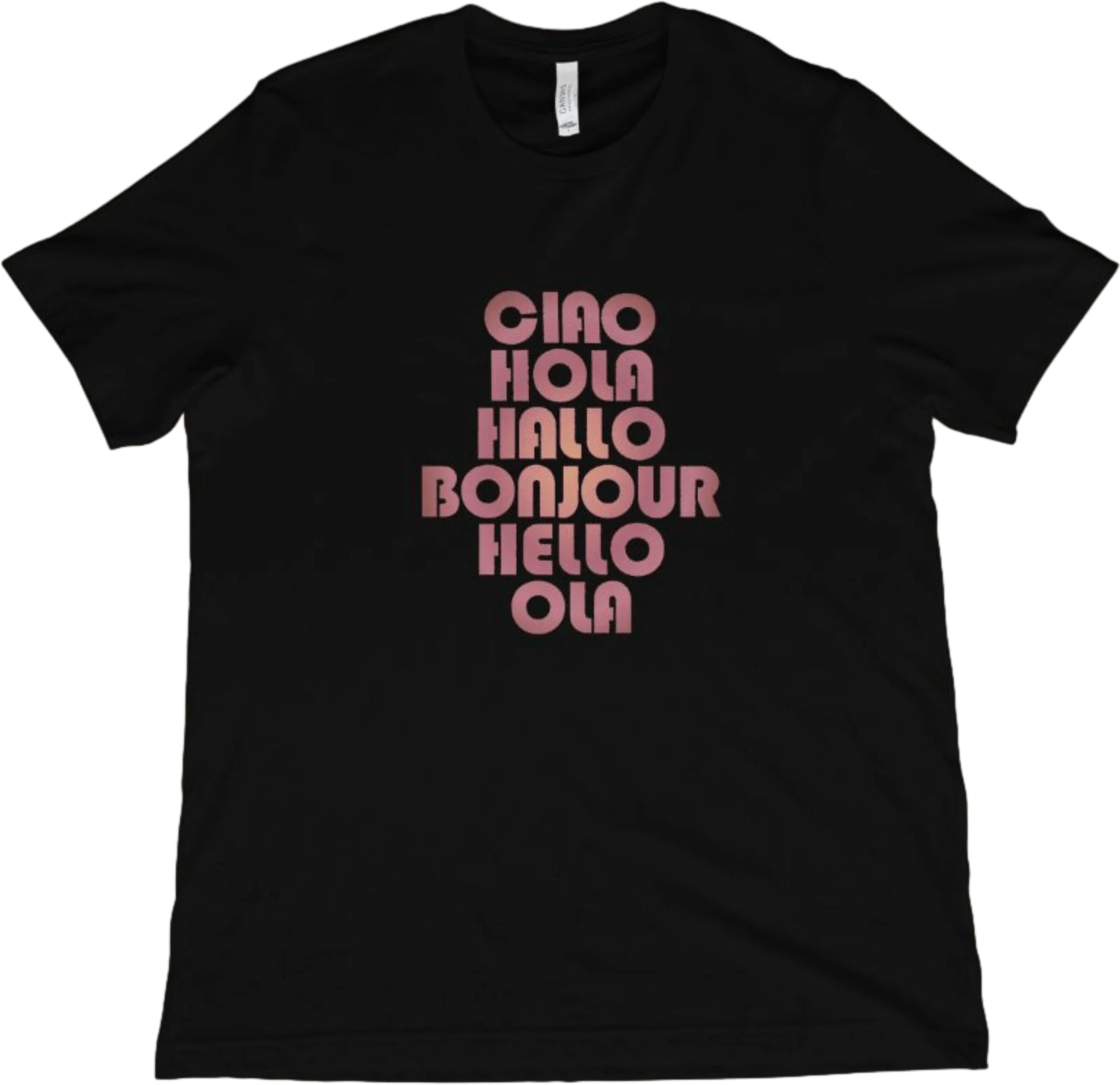 T-Shirt Black / XS Hola Halo T-Shirt