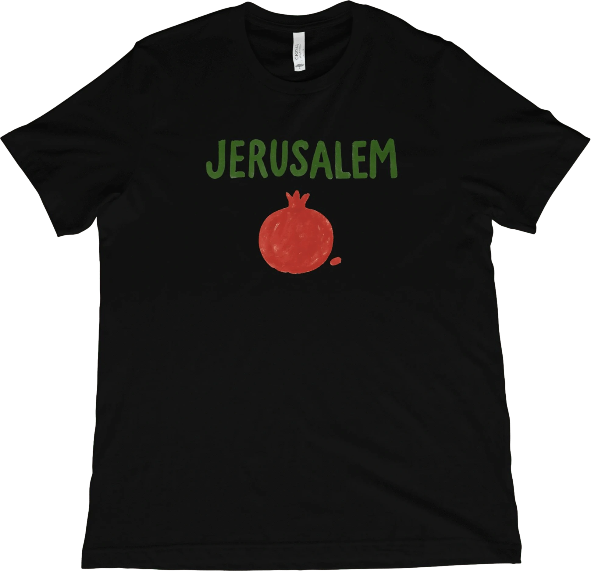 T-Shirt Black / XS Jerusalem Pomegranate T-Shirt