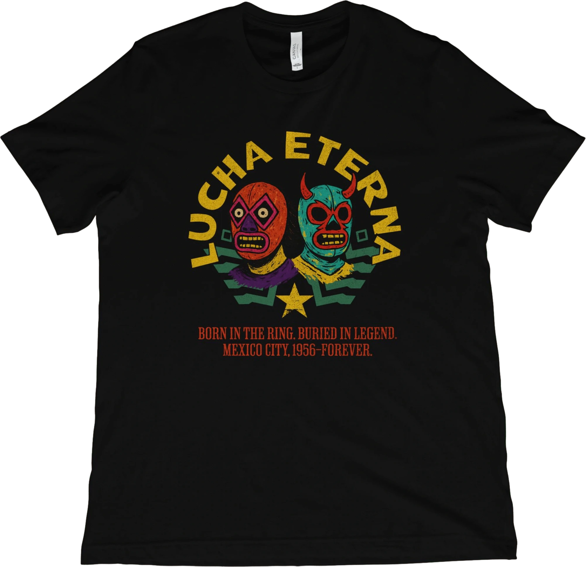 T-Shirt Black / XS Mexico City Luchador T-Shirt