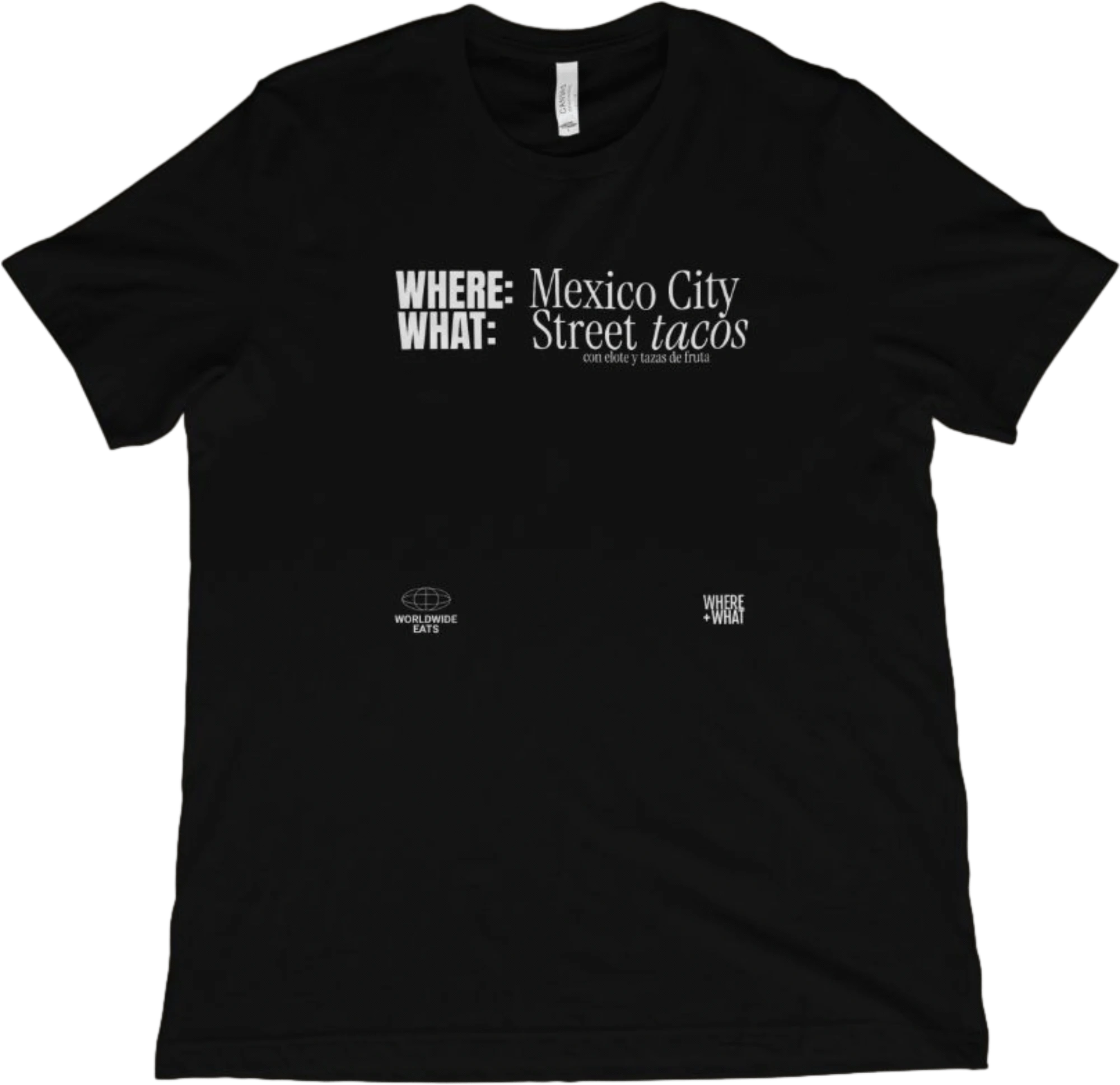 T-Shirt Black / XS Mexico City Street Tacos T-Shirt