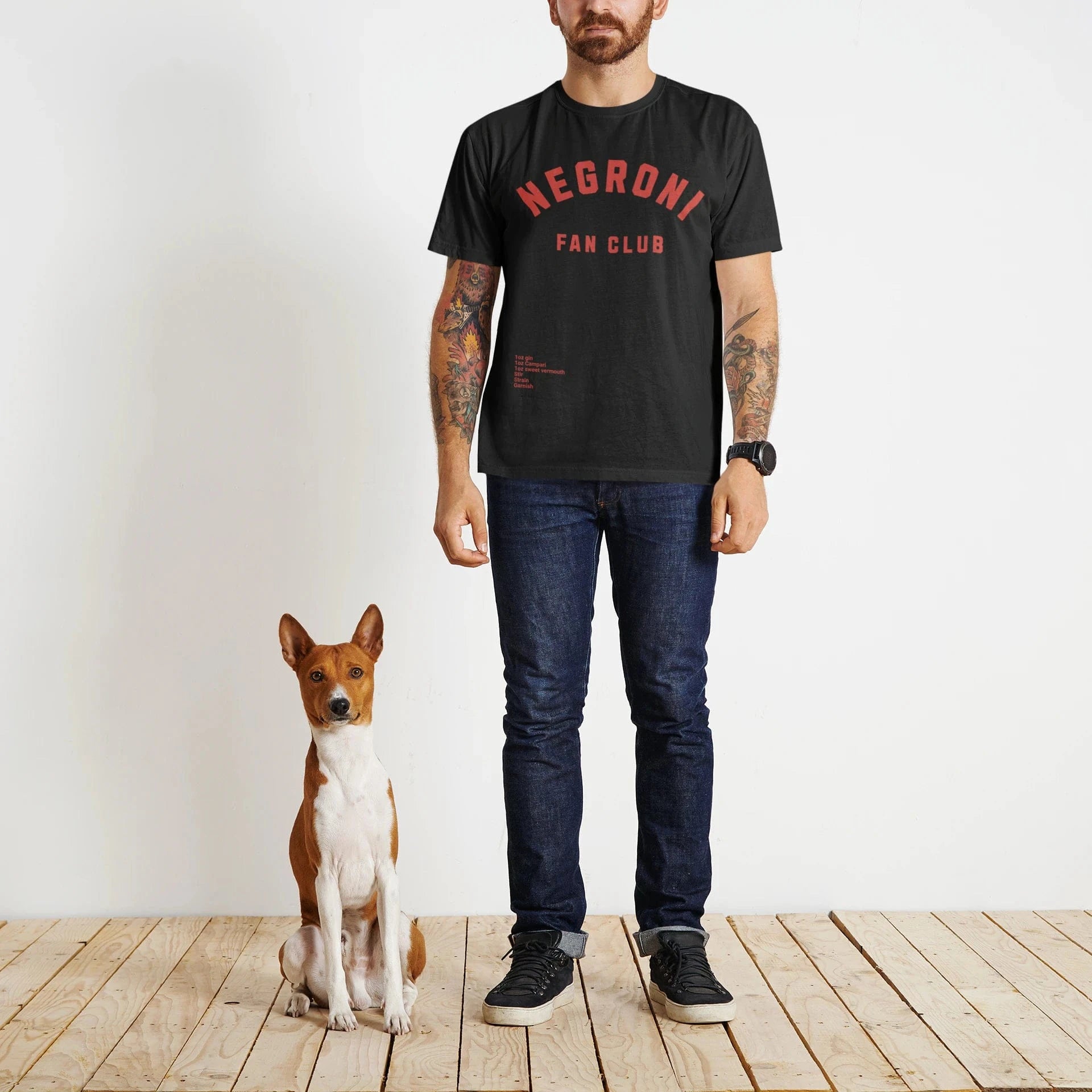 T-Shirt Black / XS Negroni Fan Club T-Shirt