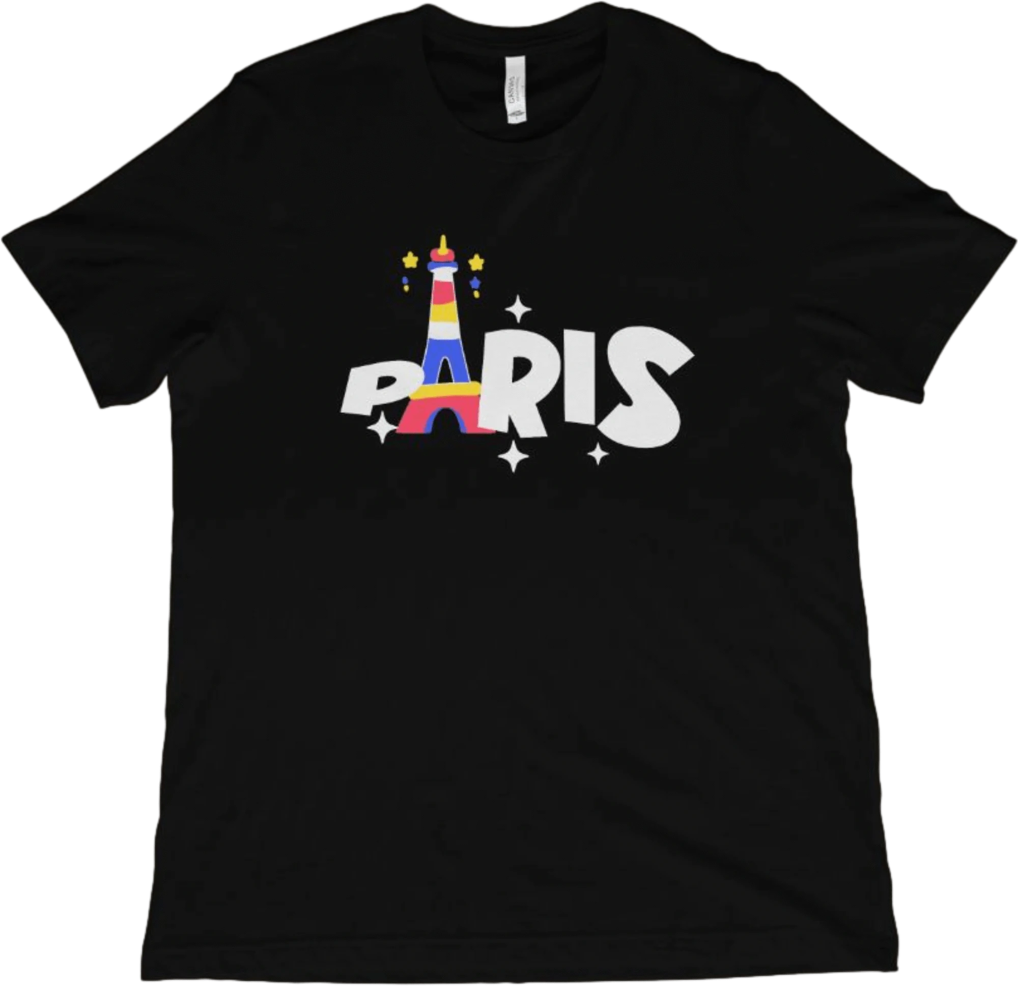 T-Shirt Black / XS Paris Eiffel Tower T-Shirt