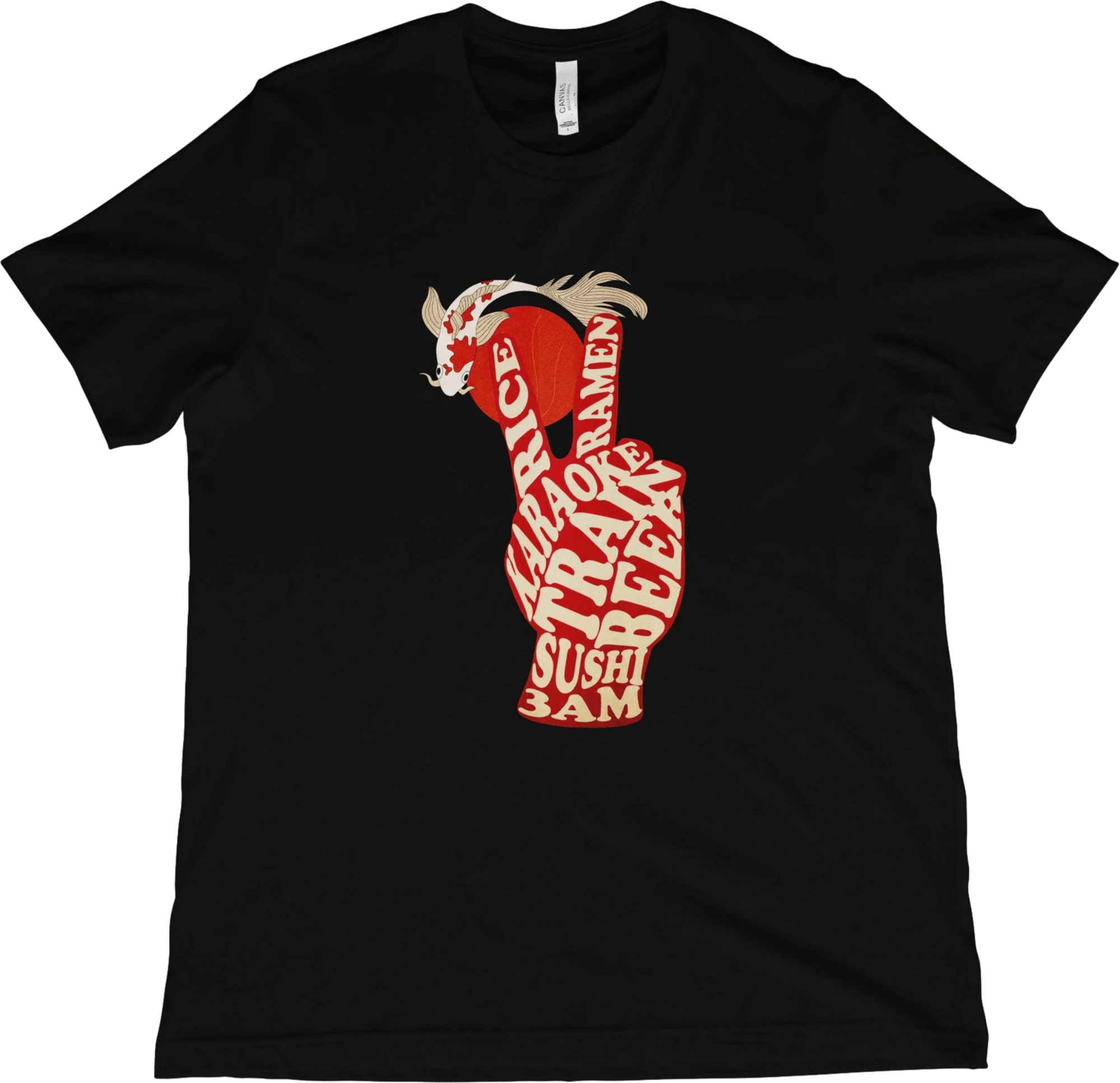 T-Shirt Black / XS Peaceful Japan T-Shirt