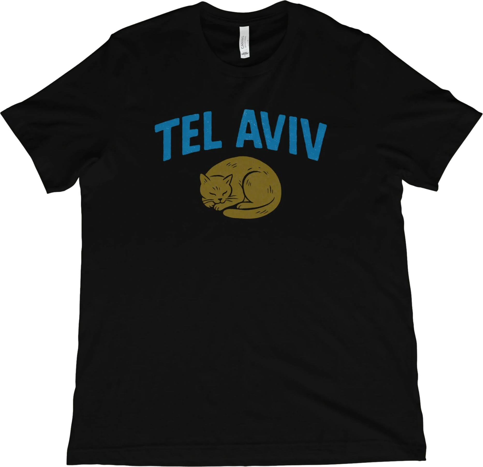 T-Shirt Black / XS Tel Aviv Street Cat T-Shirt