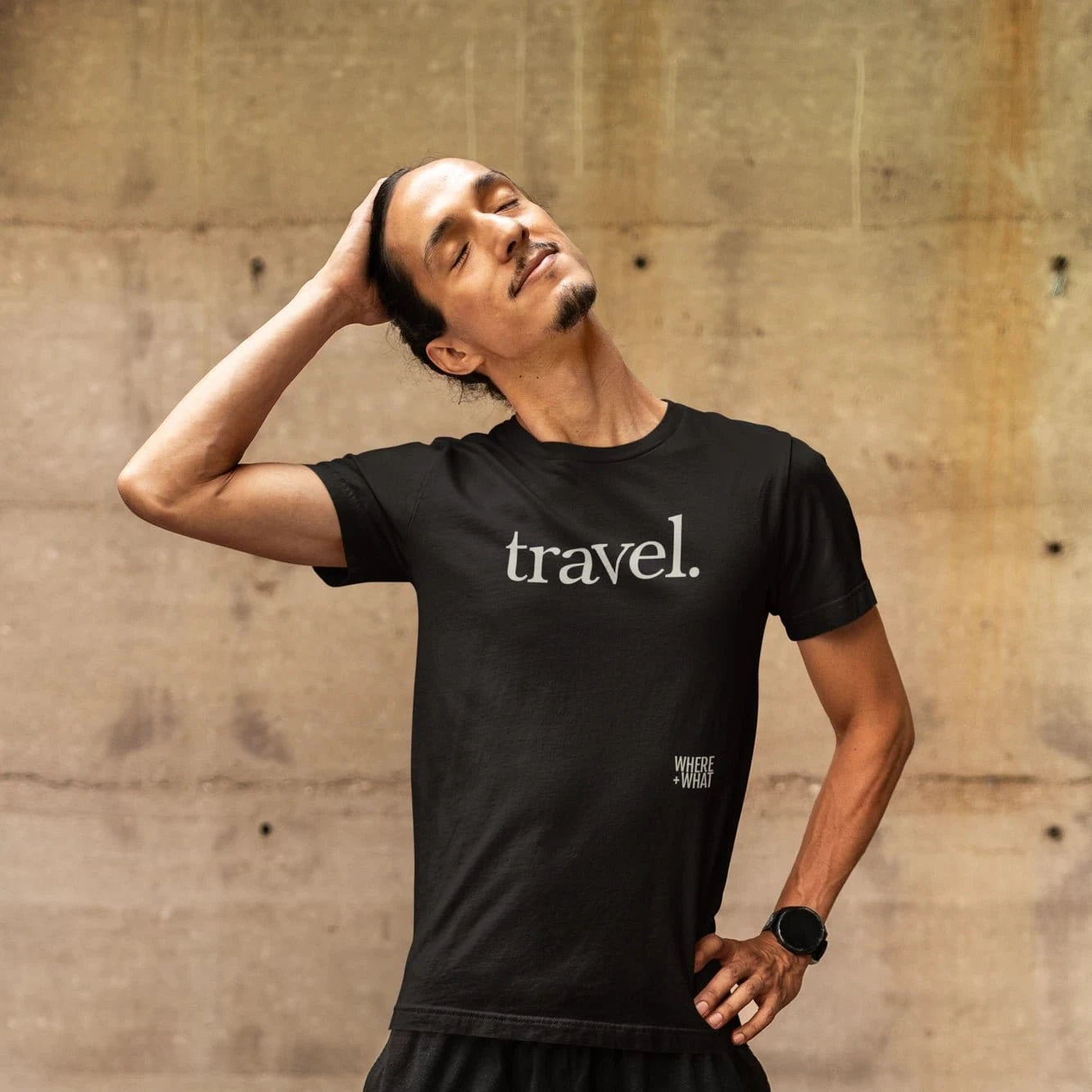 T-Shirt Black / XS Travel. T-Shirt