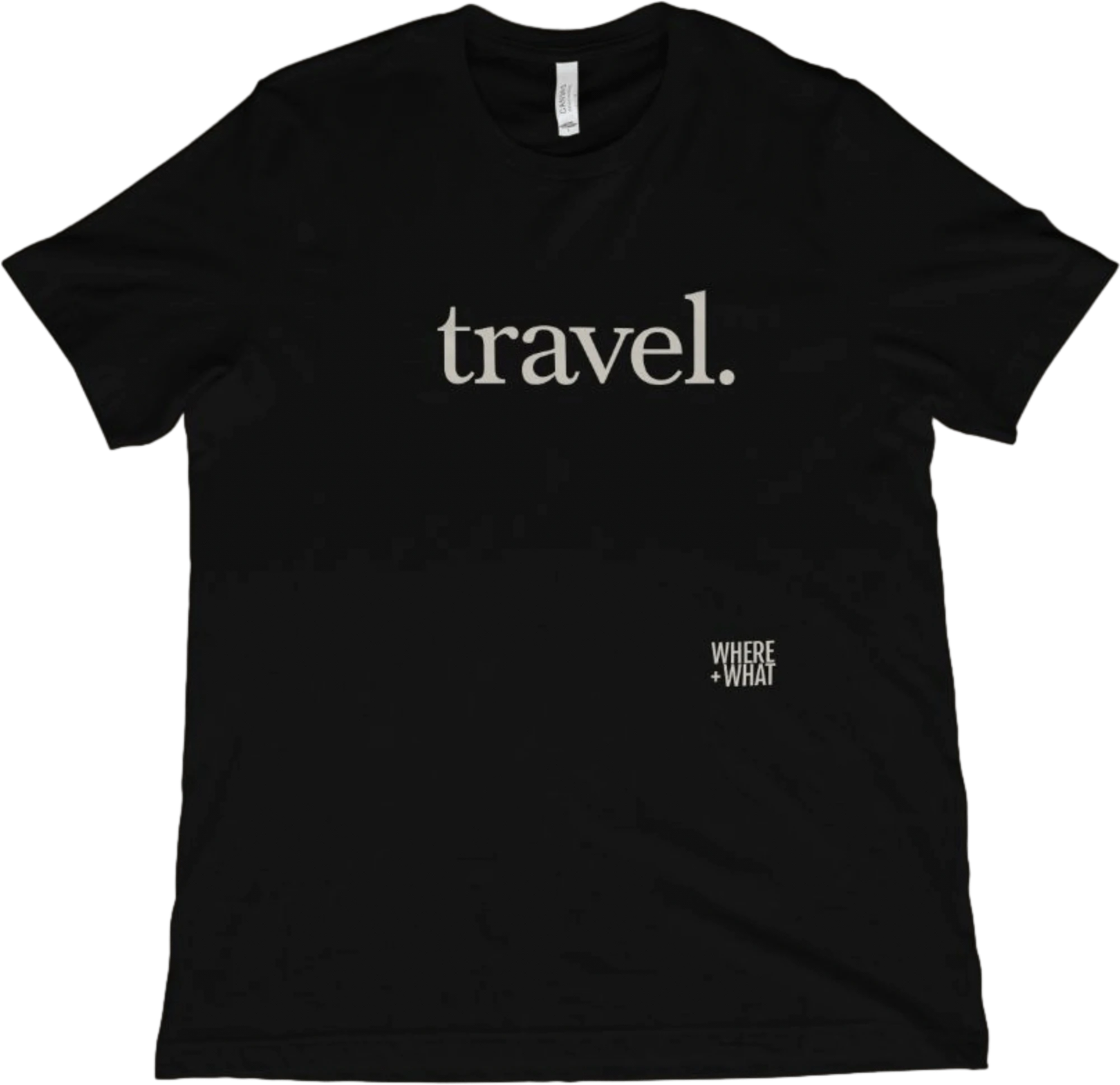 T-Shirt Black / XS Travel. T-Shirt