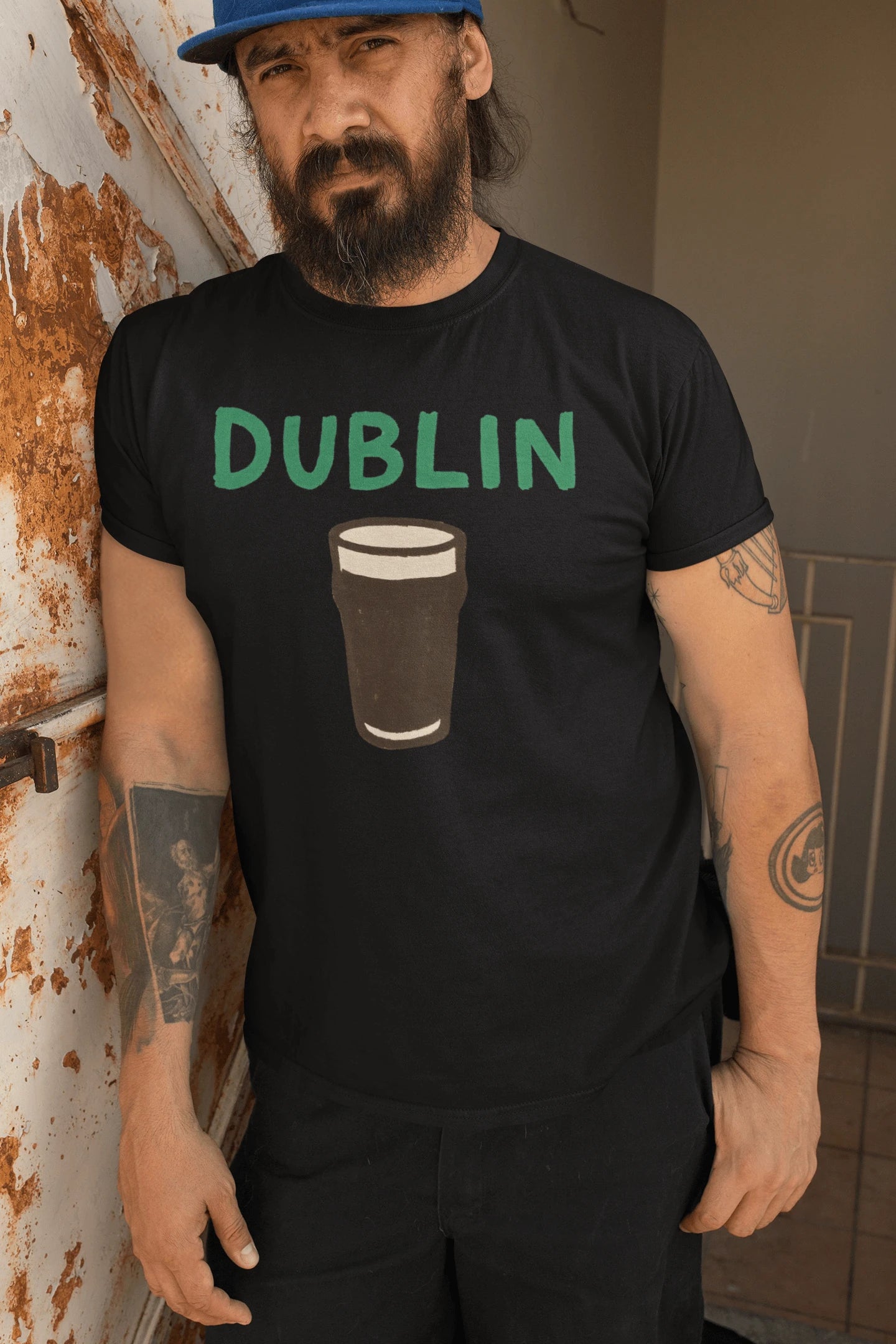 T-Shirt Dublin Beer and Pint Glass T-Shirt