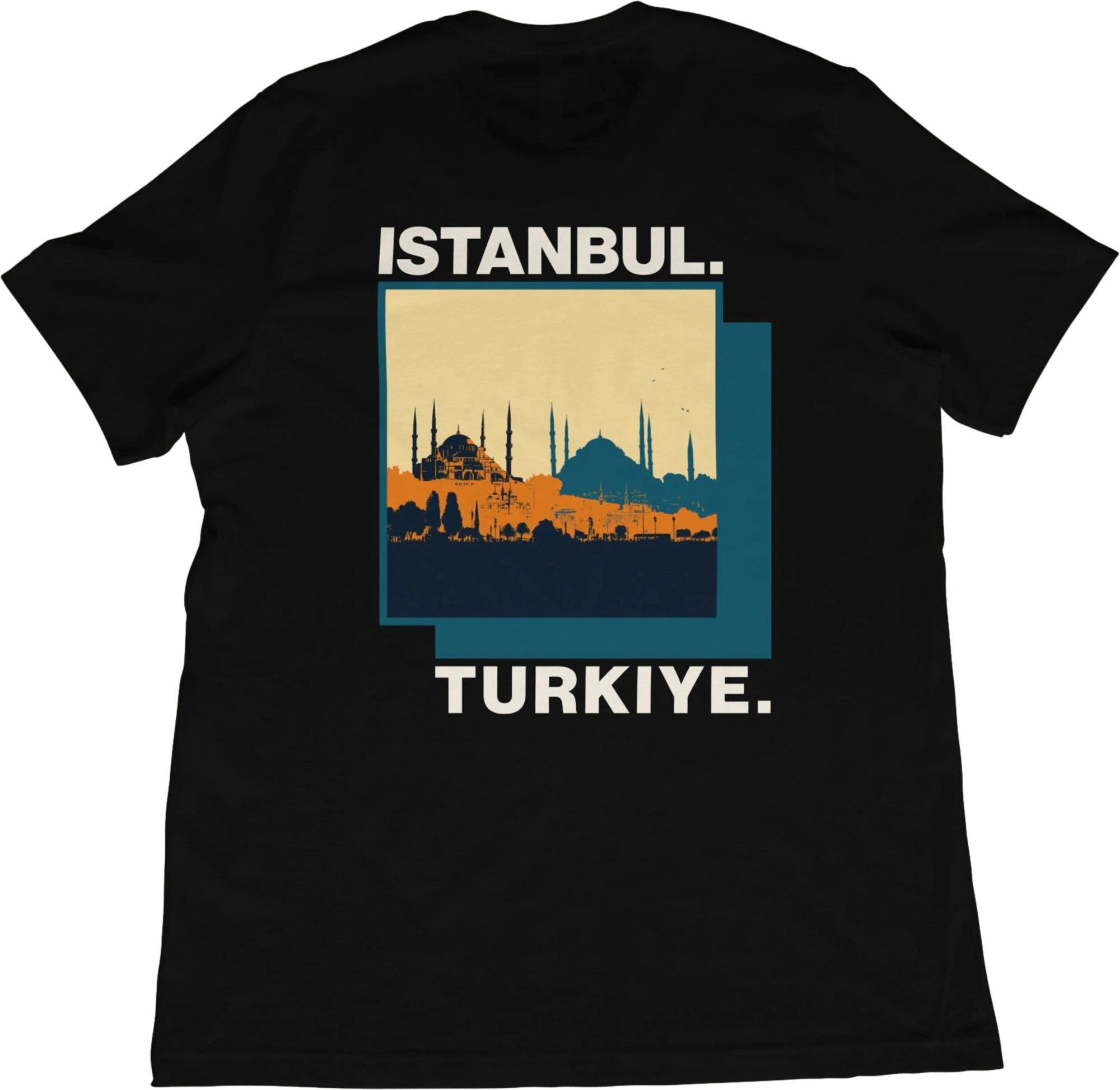 T-Shirt Istanbul Skyline T-Shirt – Türkiye Inspired Travel Tee