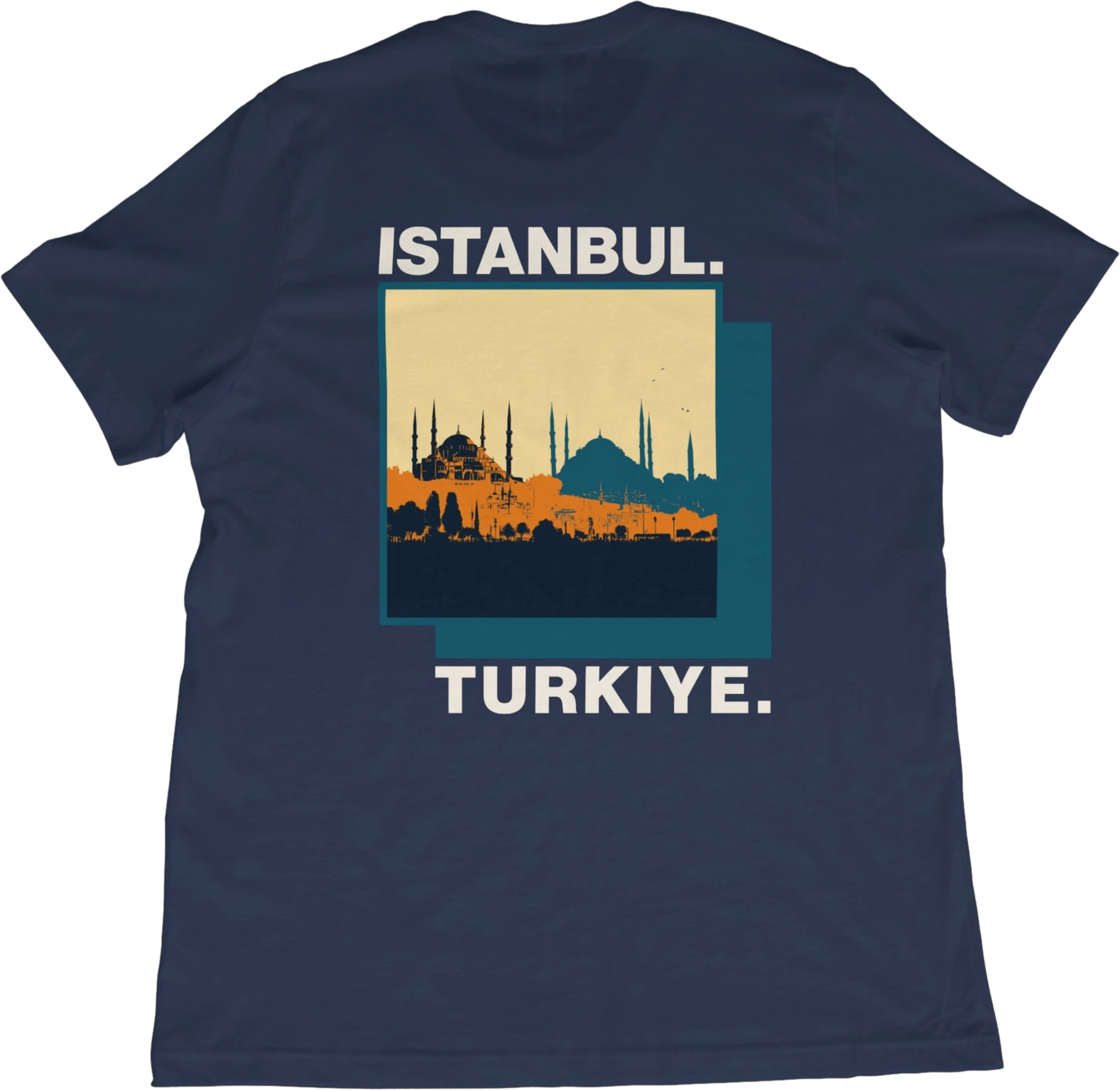 T-Shirt Istanbul Skyline T-Shirt – Türkiye Inspired Travel Tee
