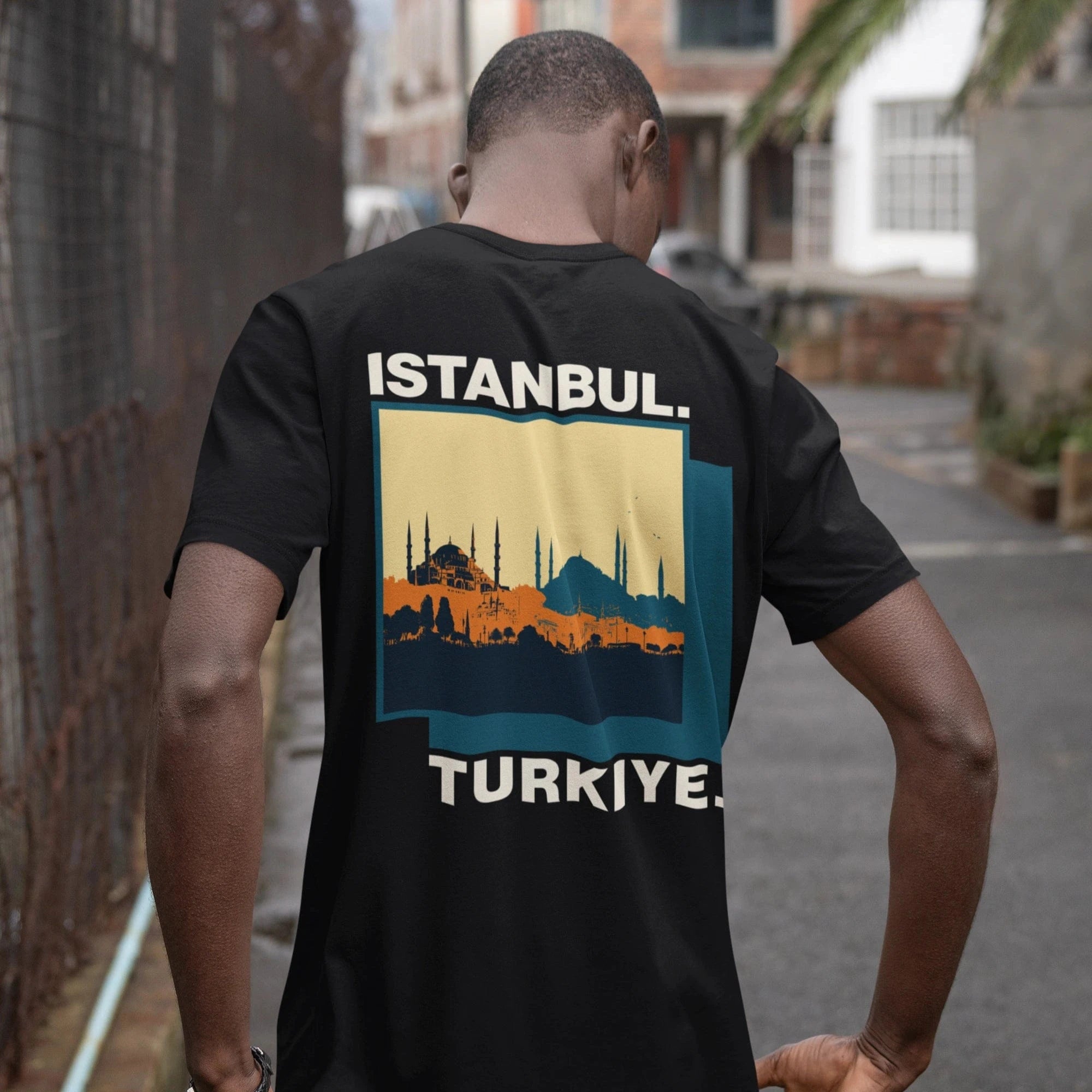 T-Shirt Istanbul Skyline T-Shirt – Türkiye Inspired Travel Tee