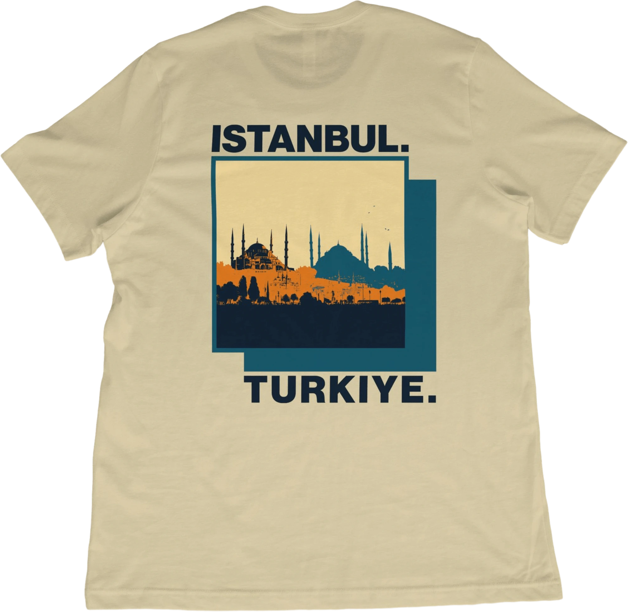 T-Shirt Istanbul Skyline T-Shirt – Türkiye Inspired Travel Tee