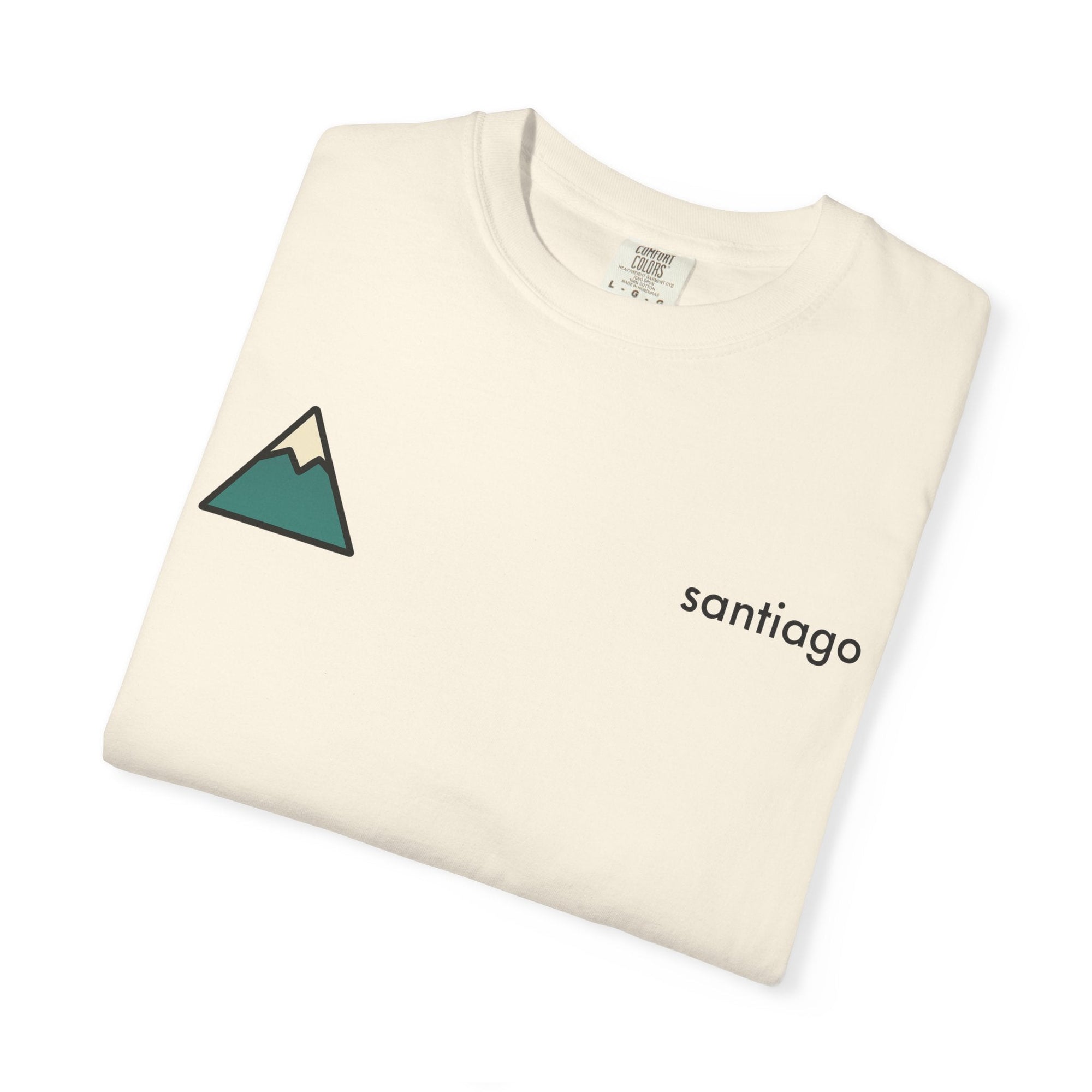 T-Shirt Ivory / S Santiago Chile Mountains T-Shirt