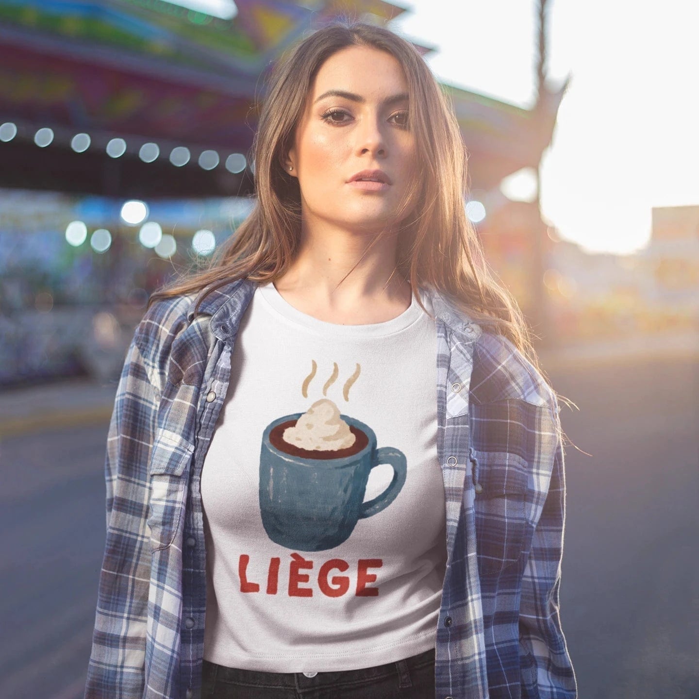 T-Shirt Liege Belgium Hot Chocolate T-Shirt