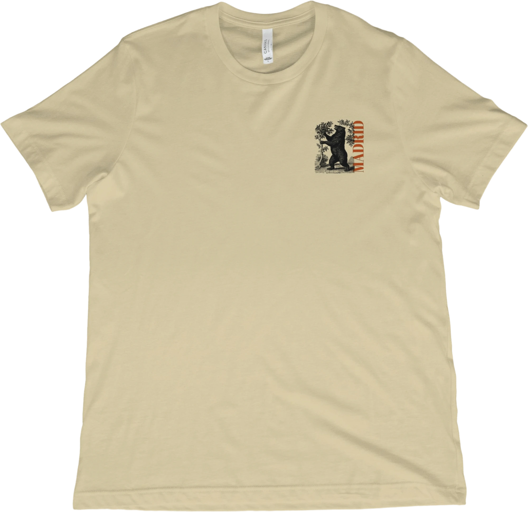 T-Shirt Madrid Spain Bear and Tree T-Shirt