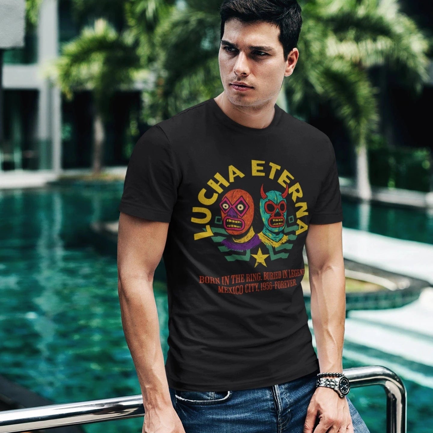 T-Shirt Mexico City Luchador T-Shirt