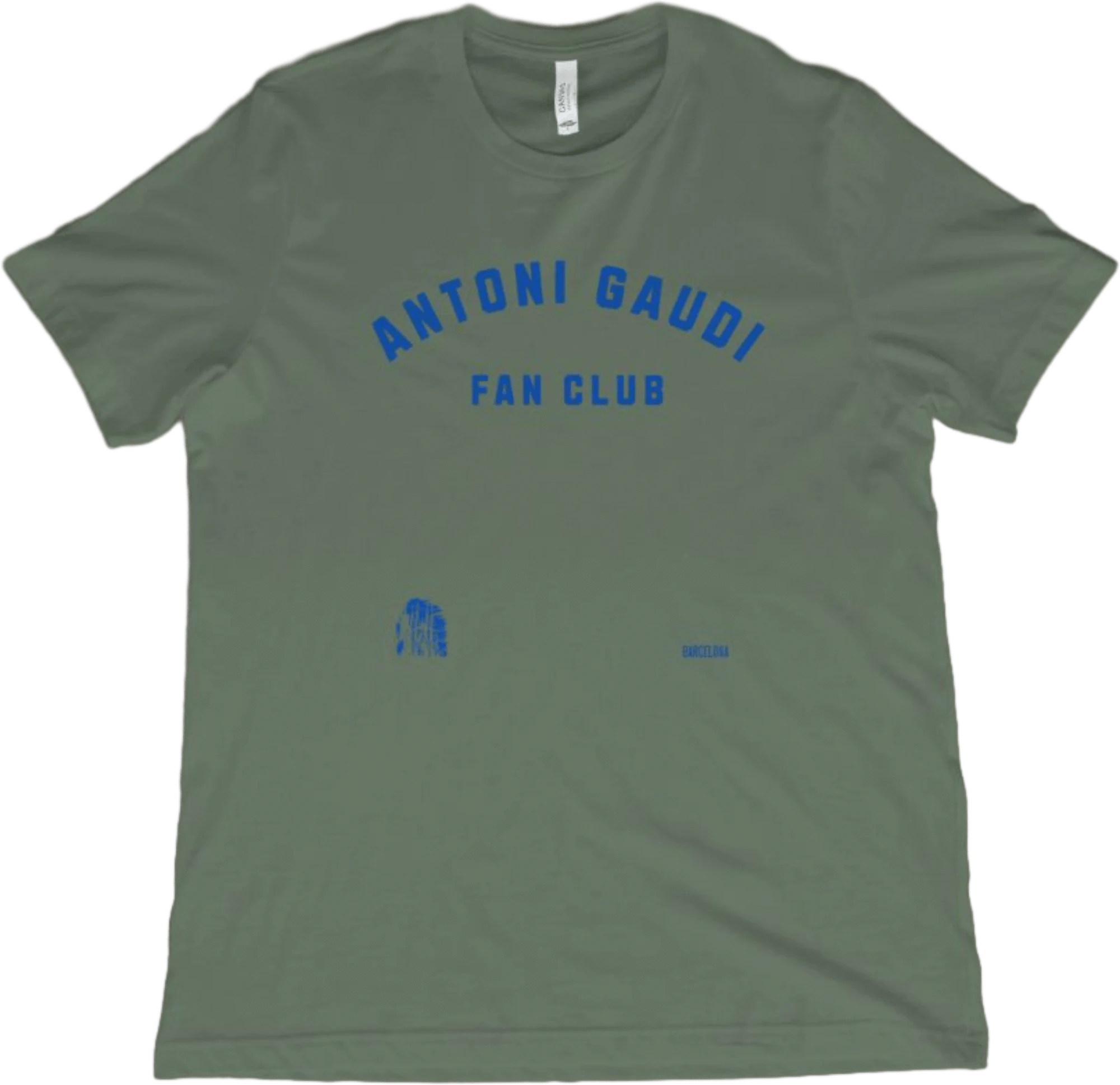 T-Shirt Military Green / XS Antoni Gaudi Fan Club T-Shirt