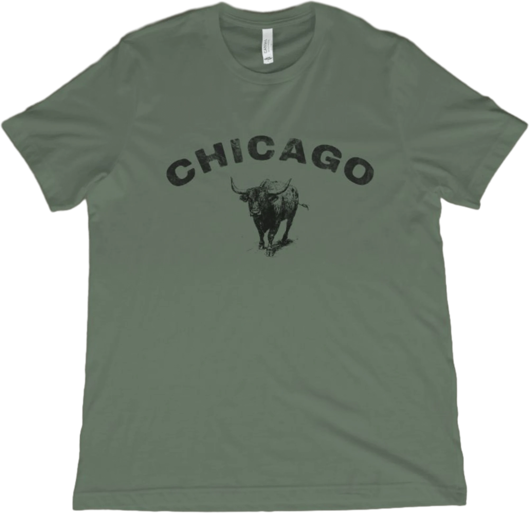 T-Shirt Military Green / XS Chicago Bull T-Shirt