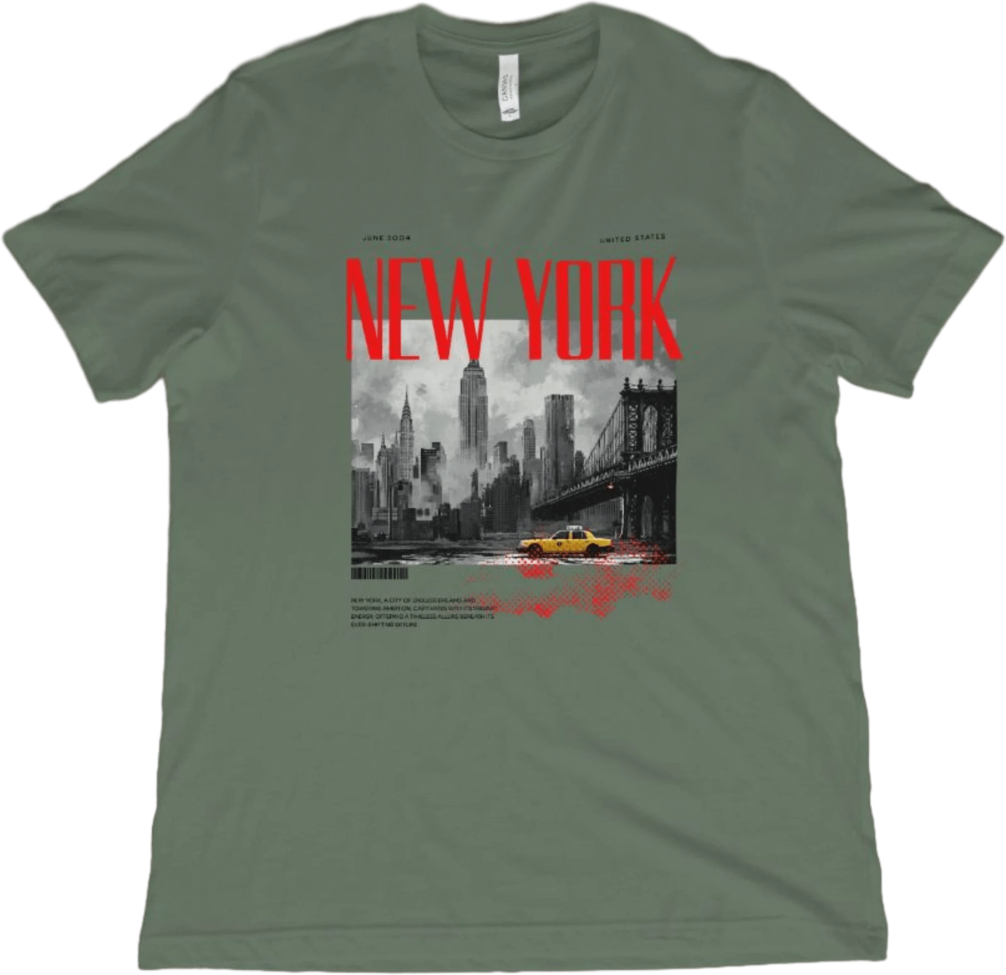 T-Shirt Military Green / XS NYC T-Shirt