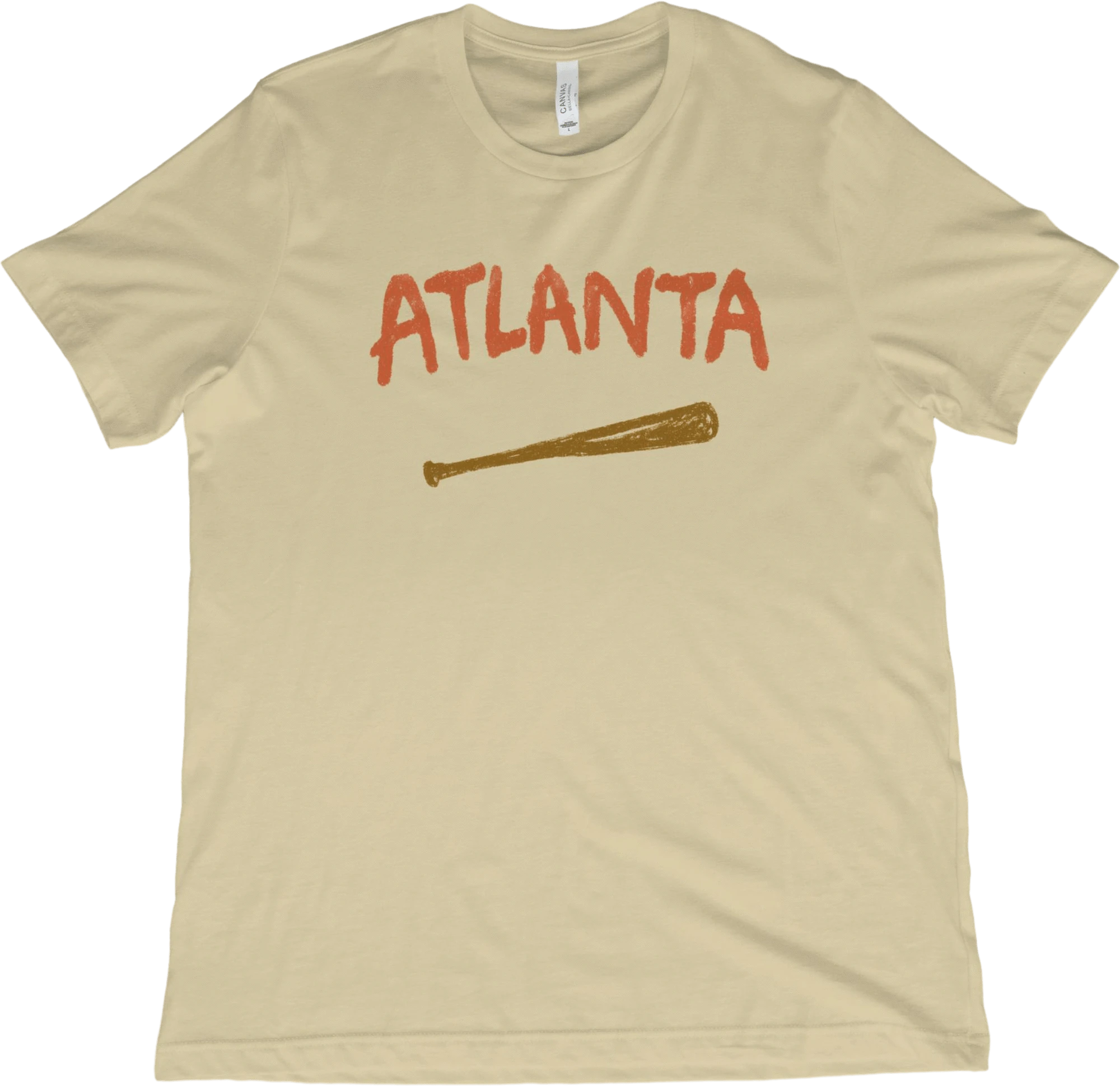 T-Shirt Natural / XS Atlanta Baseball Bat T-Shirt