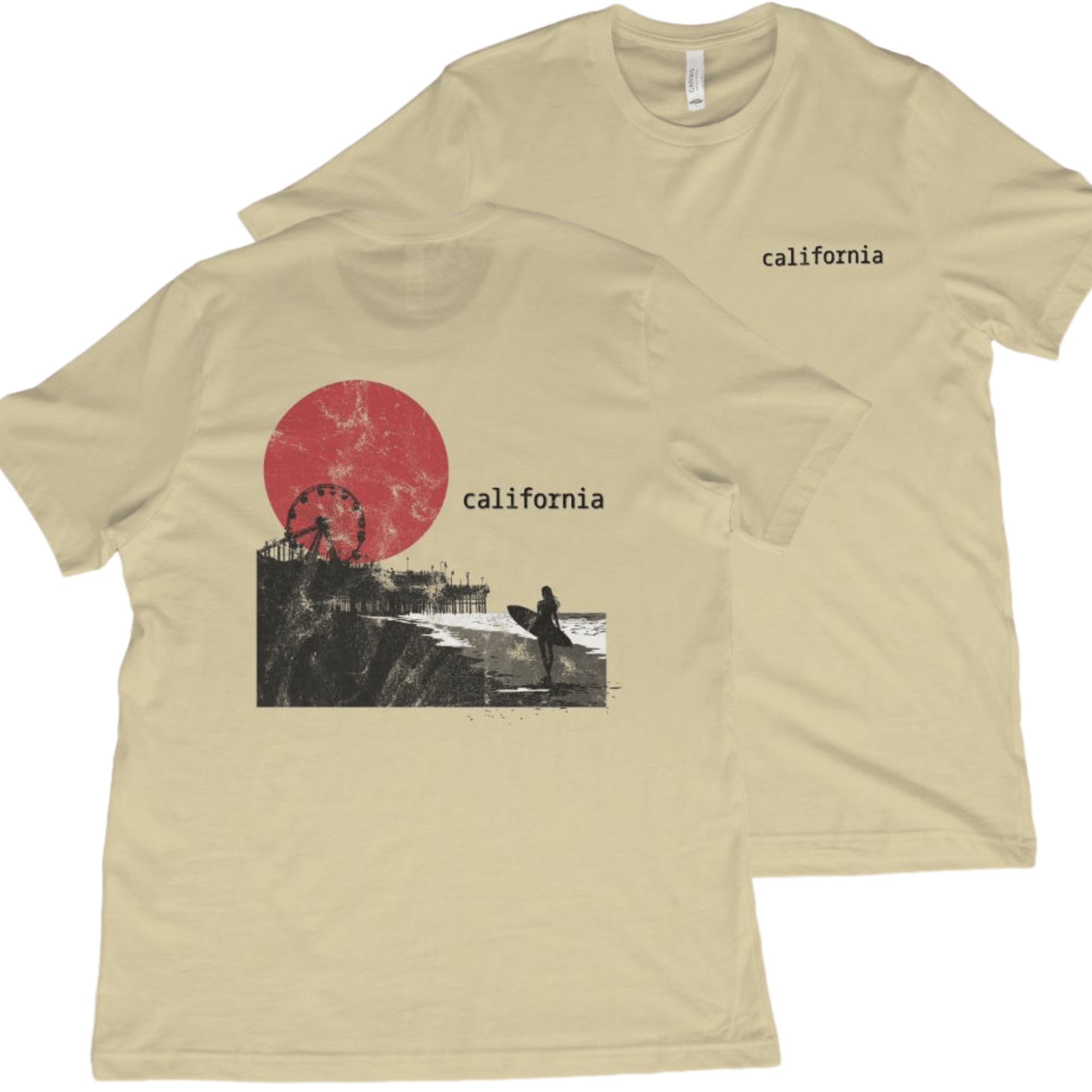 T-Shirt Natural / XS California Beach T-Shirt