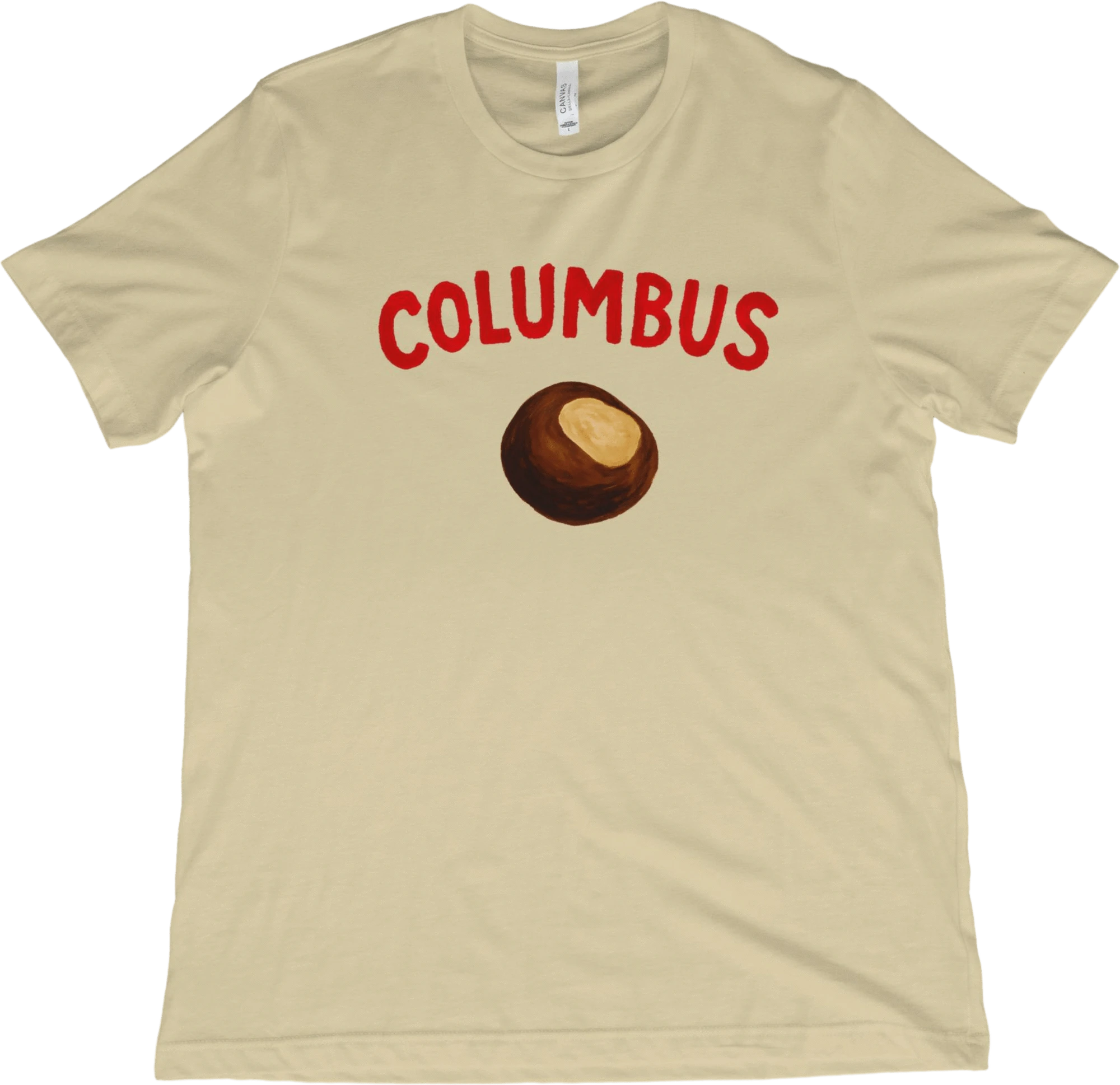 T-Shirt Natural / XS Columbus Buckeye Nut T-Shirt