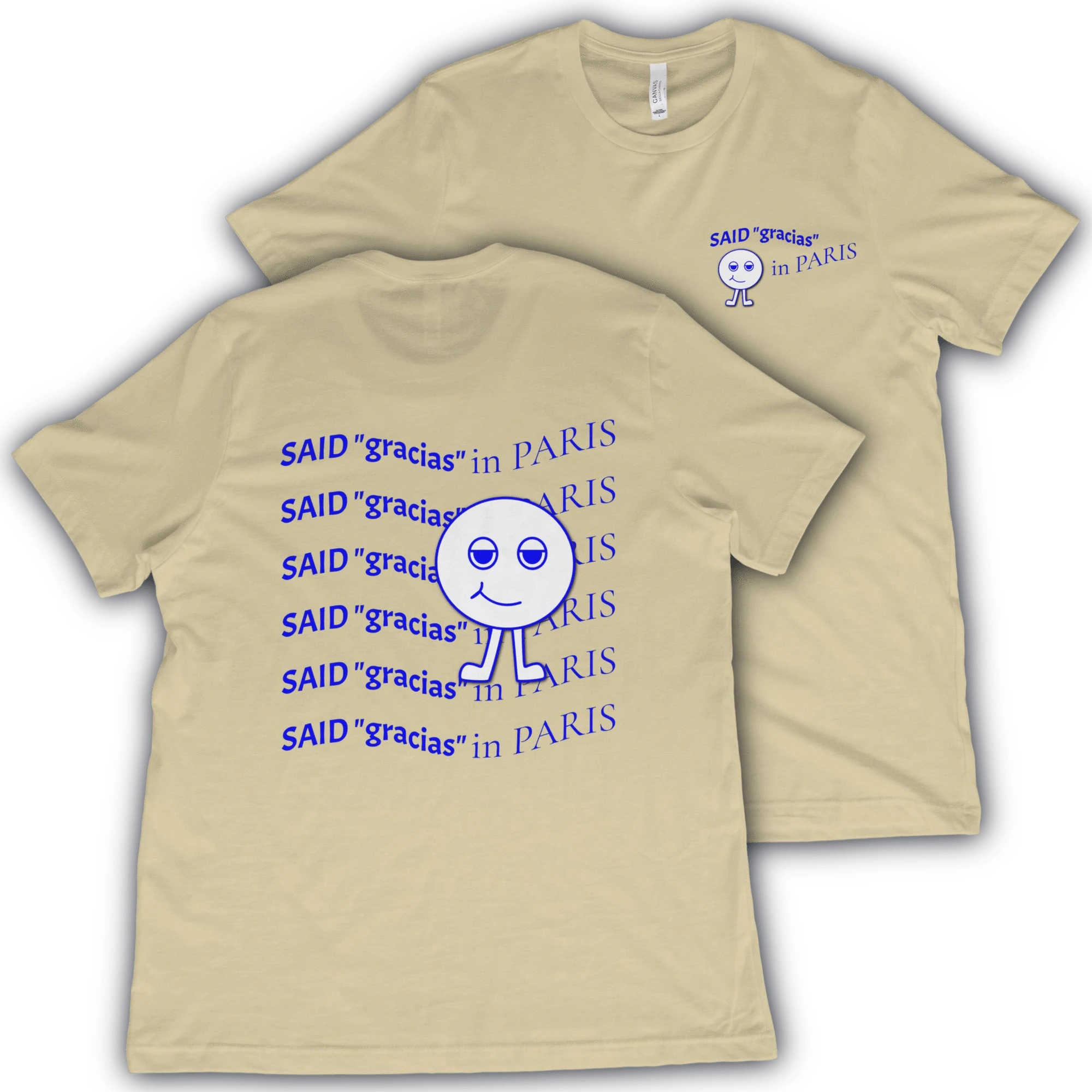 T-Shirt Natural / XS Gracias in Paris T-Shirt