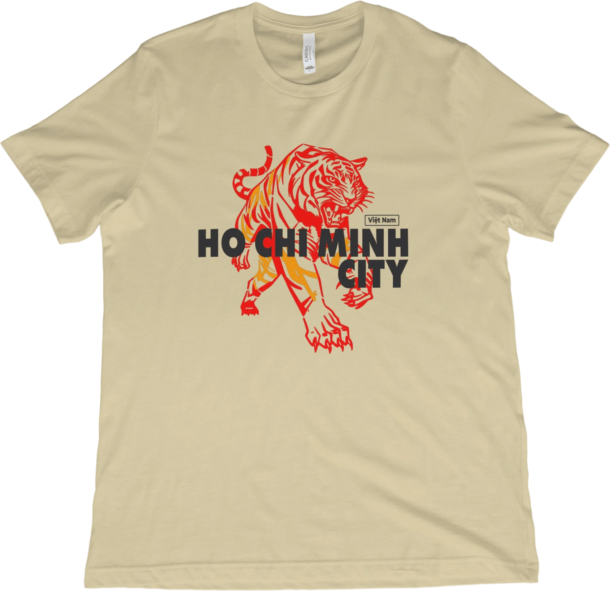T-Shirt Natural / XS Ho Chi Minh City Vietnam Tiger T-Shirt
