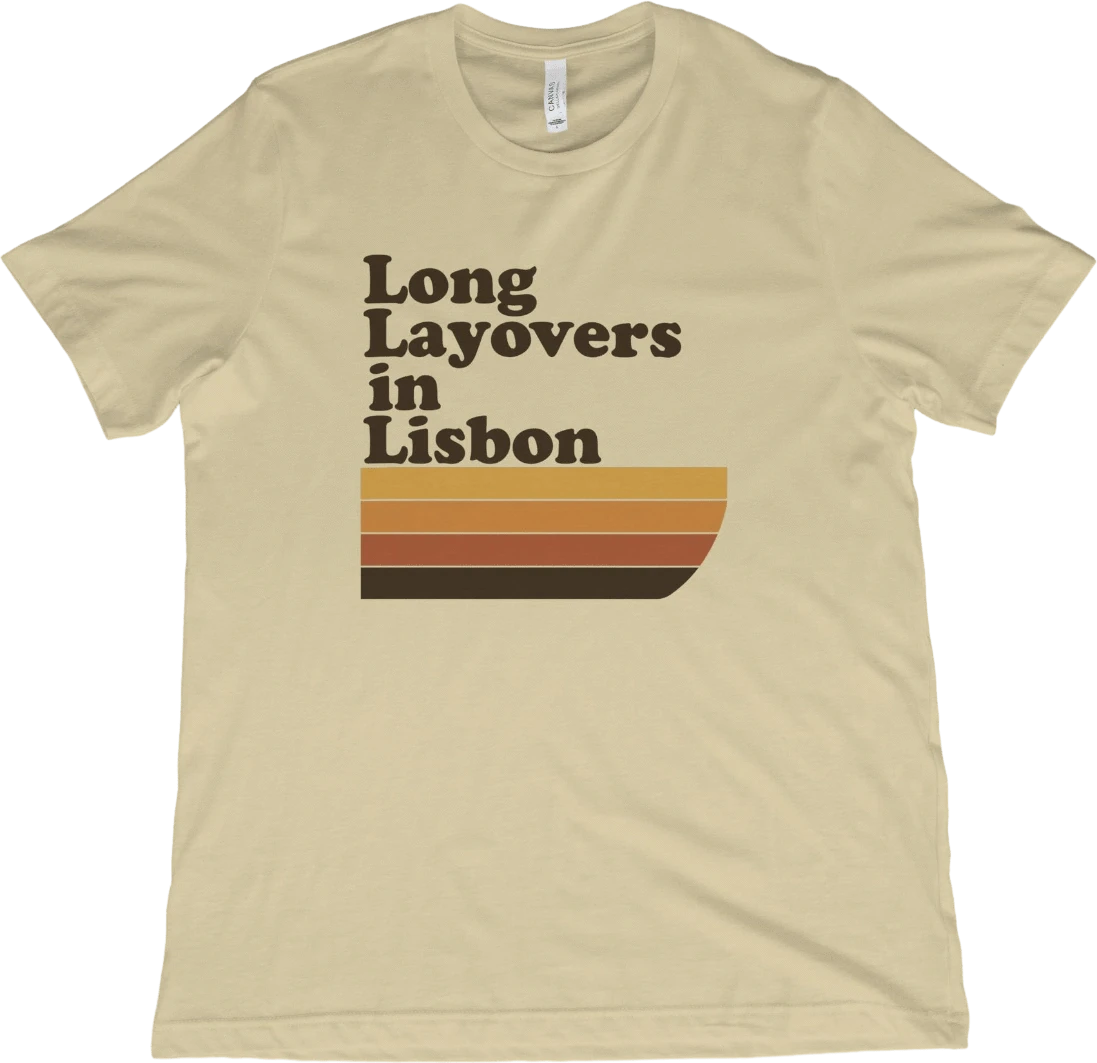 T-Shirt Natural / XS Long Layovers in Lisbon T-Shirt