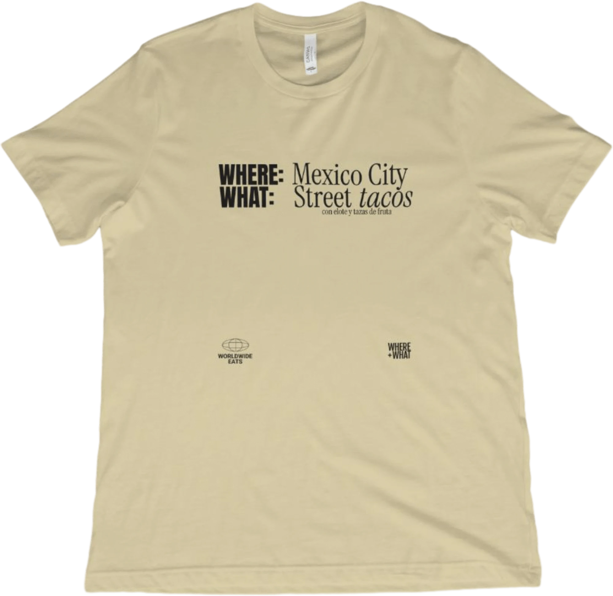 T-Shirt Natural / XS Mexico City Street Tacos T-Shirt