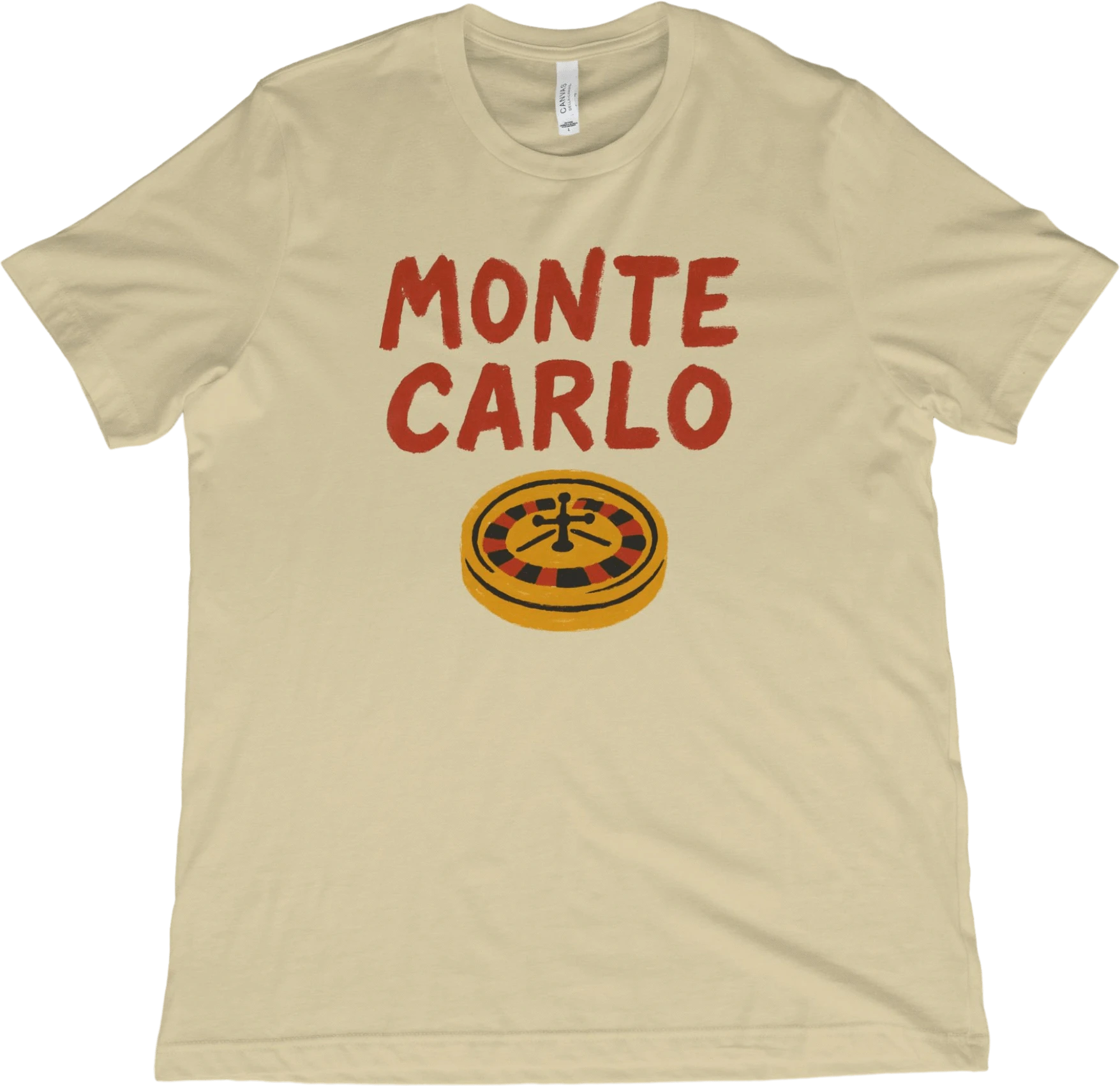 T-Shirt Natural / XS Monte Carlo Roulette T-Shirt