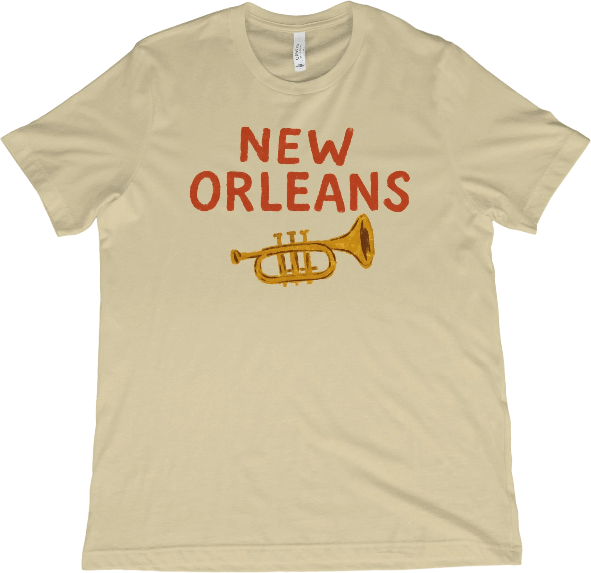 T-Shirt Natural / XS New Orleans Louisiana Jazz T-Shirt